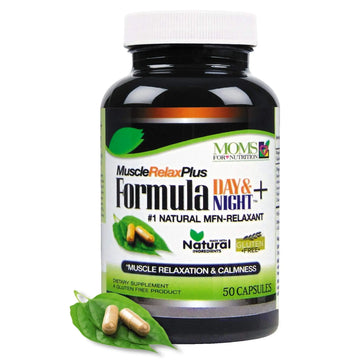 All Natural Muscle Relax Formula Plus - 50 Capsules - Daytime/Nighttime Natural Relaxant Moms For Nutrition uk supplements