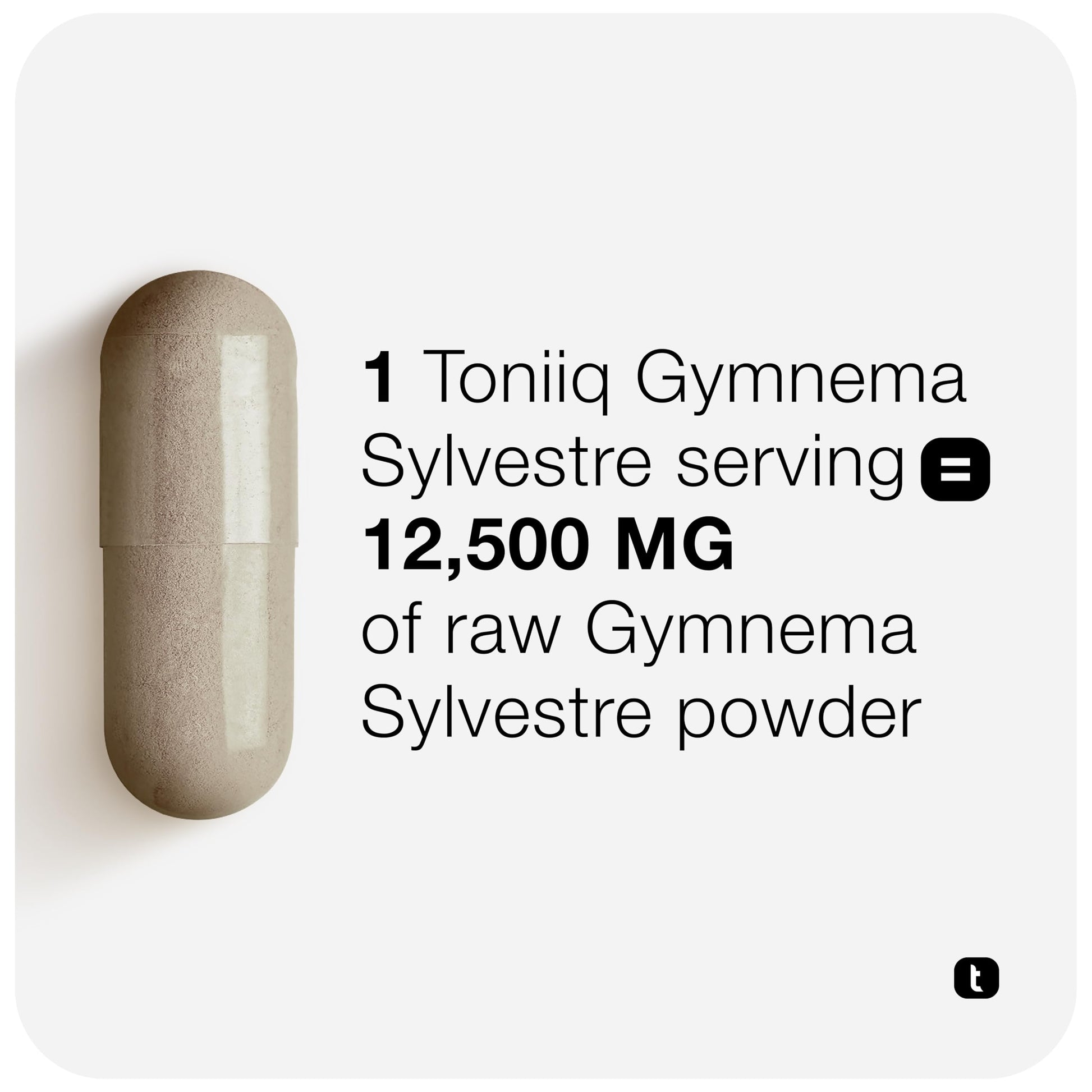 Toniiq Gymnema Sylvestre – Ultra High Potency 25:1 Extract Standardized to 75% Gymnemic Acids – 500mg Clinical Dose – Triple-Tested Purity – 120 Vegan Capsules Toniiq uk supplements
