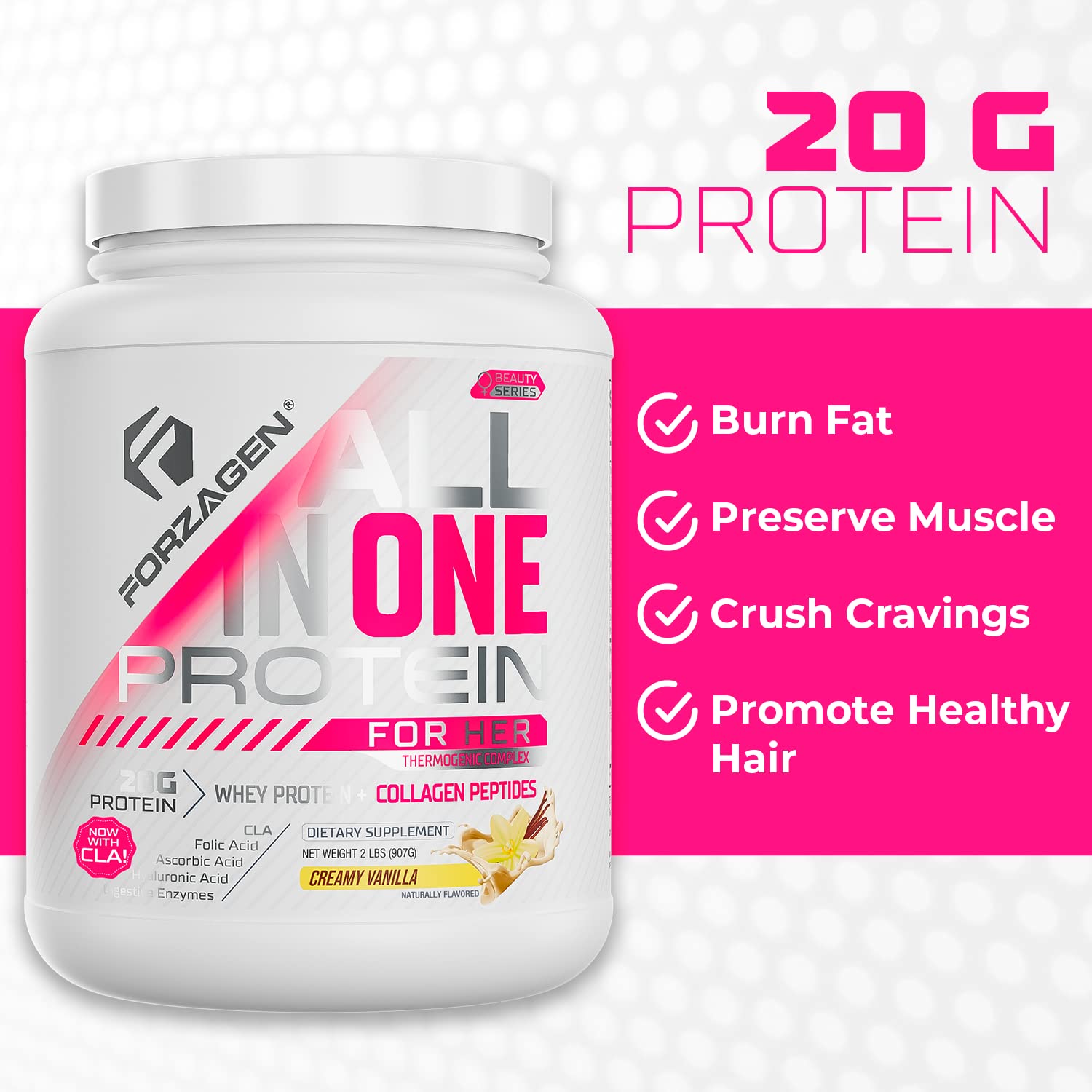Forzagen All in One Protein for Her, Protein Powder for Women with Collagen Peptides Forzagen uk supplements