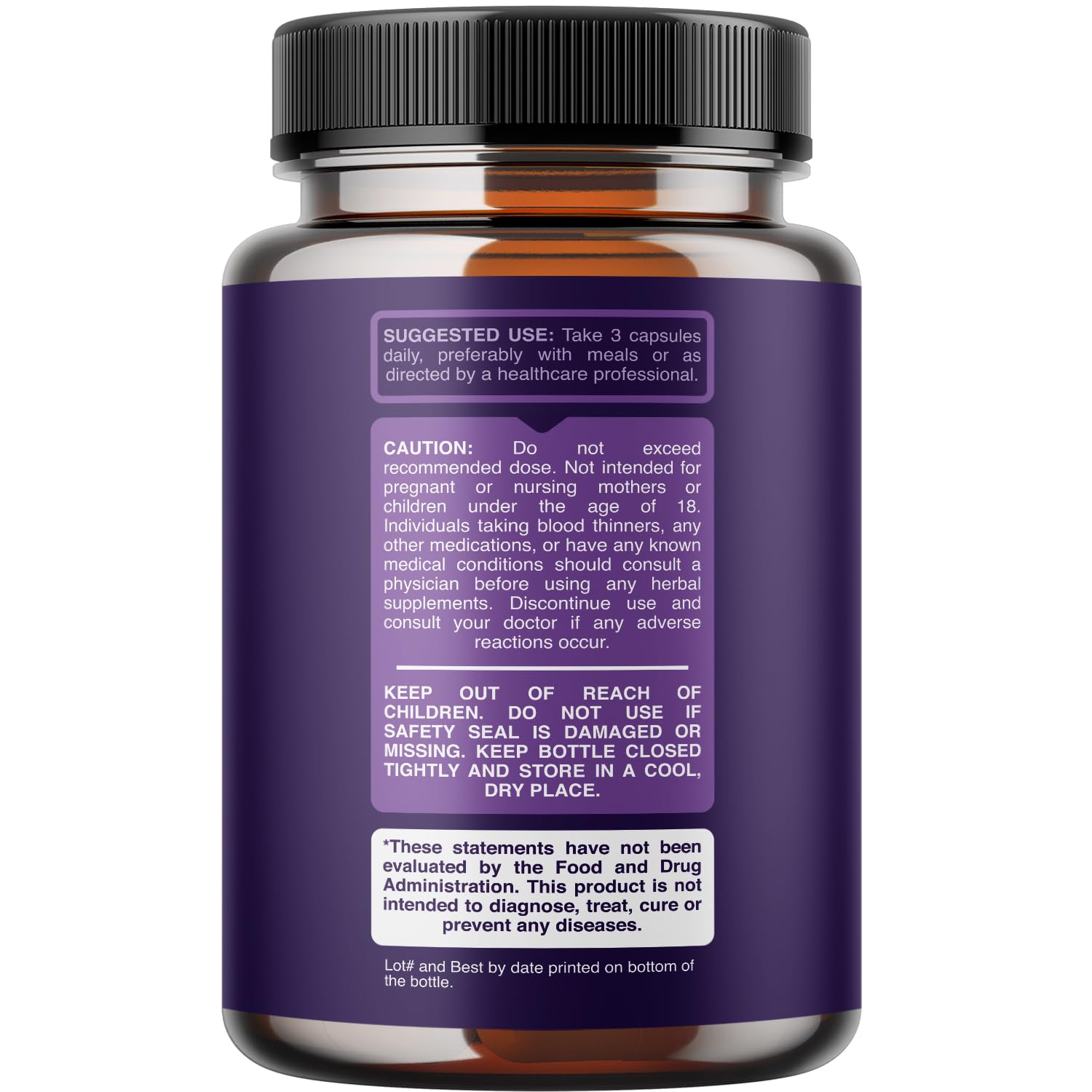 Highly Potent Magnesium Complex Capsules - Triple Magnesium Blend with Taurate Glycinate and Malate - 400mg Supplement Supports Relaxation & Overall Wellness Non-GMO Vegan - 90 Count Phytoral uk supplements