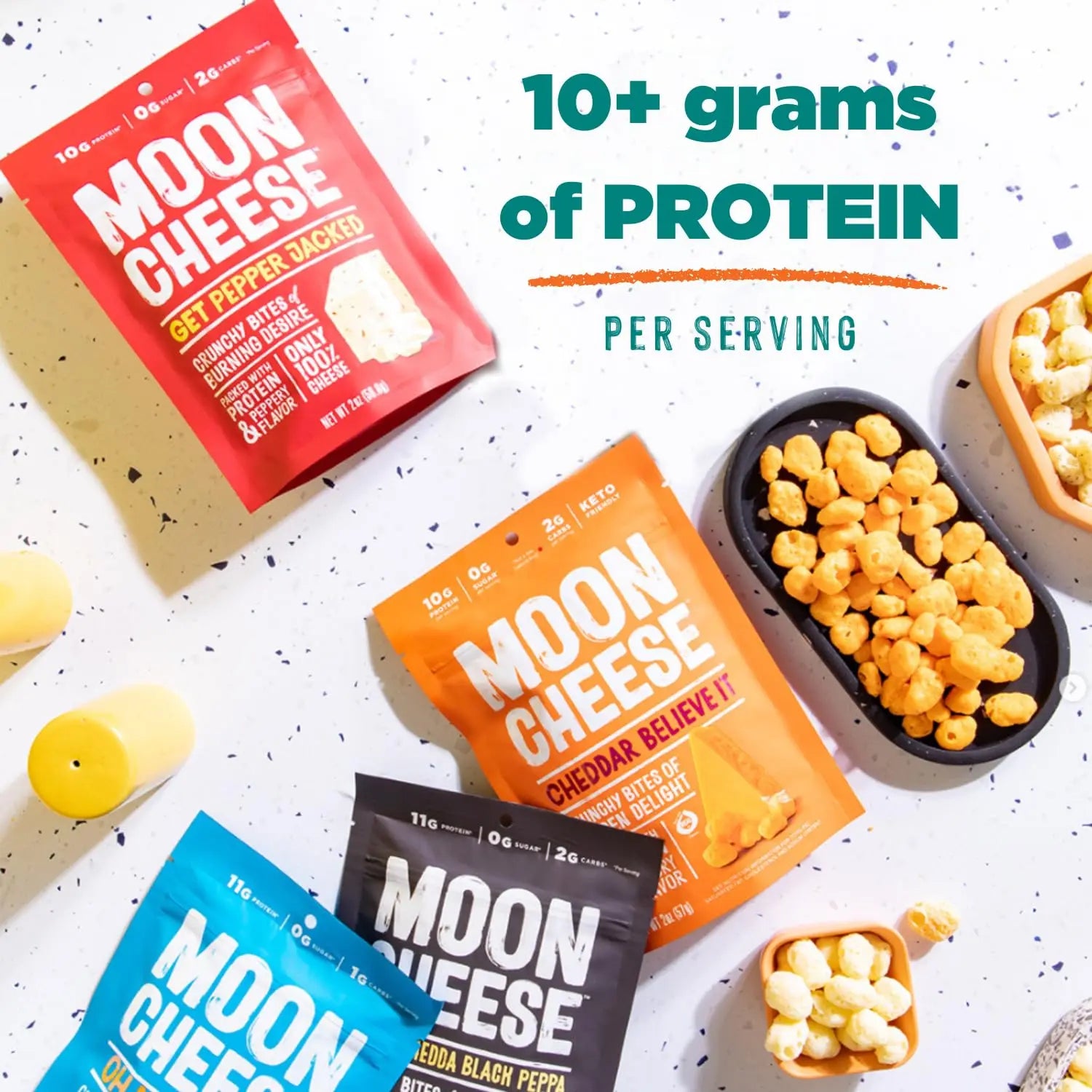 Moon Cheese Cheddar Believe It, 10 Ounce, 2-Pack, Crunchy, Protein-Rich Cheese Snack, Keto Friendly, 100% Real Cheese Moon Cheese uk supplements