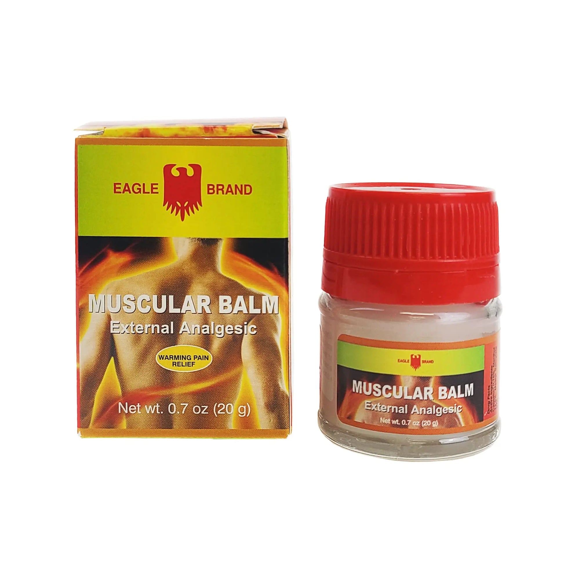 Eagle Brand Muscular Balm, External Analgesic, Warming Pain Relief, 0.7oz x 3, (Pack of 3) Generic uk supplements