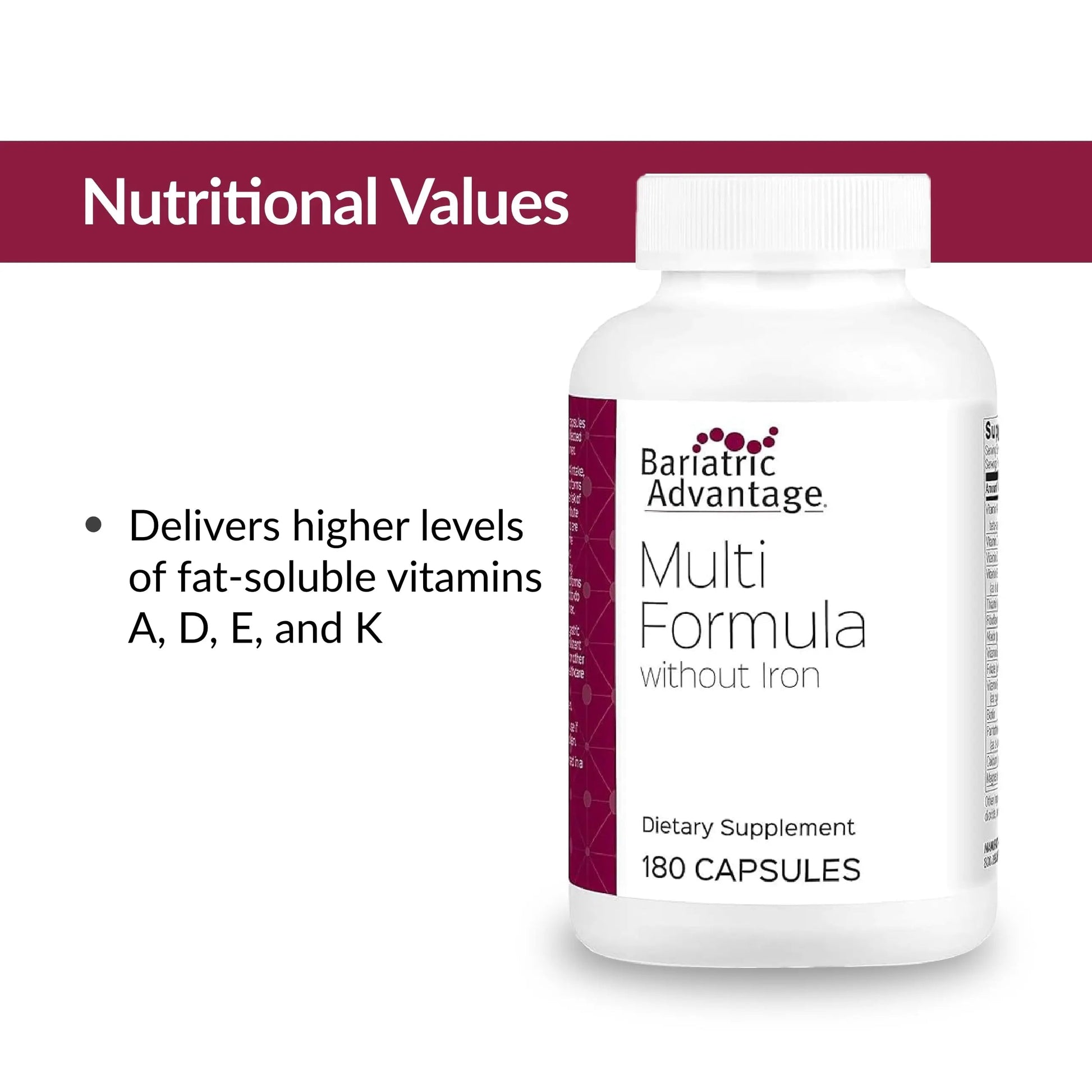 Bariatric Advantage Multi Formula without Iron, High Potency Daily Multivitamin for Bariatric Surgery Patients Bariatric Advantage uk supplements