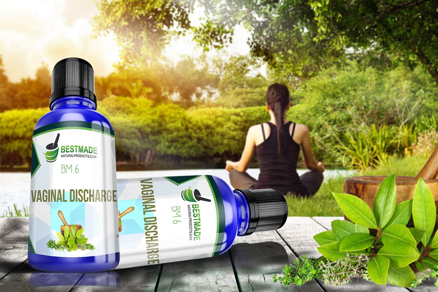 Vaginal Discharge BM6 - Natural Remedy for Leucorrhea, Unusual Vaginal Discharge & Odor, Helps Relieve Bestmade Naturalproducts.com uk supplements