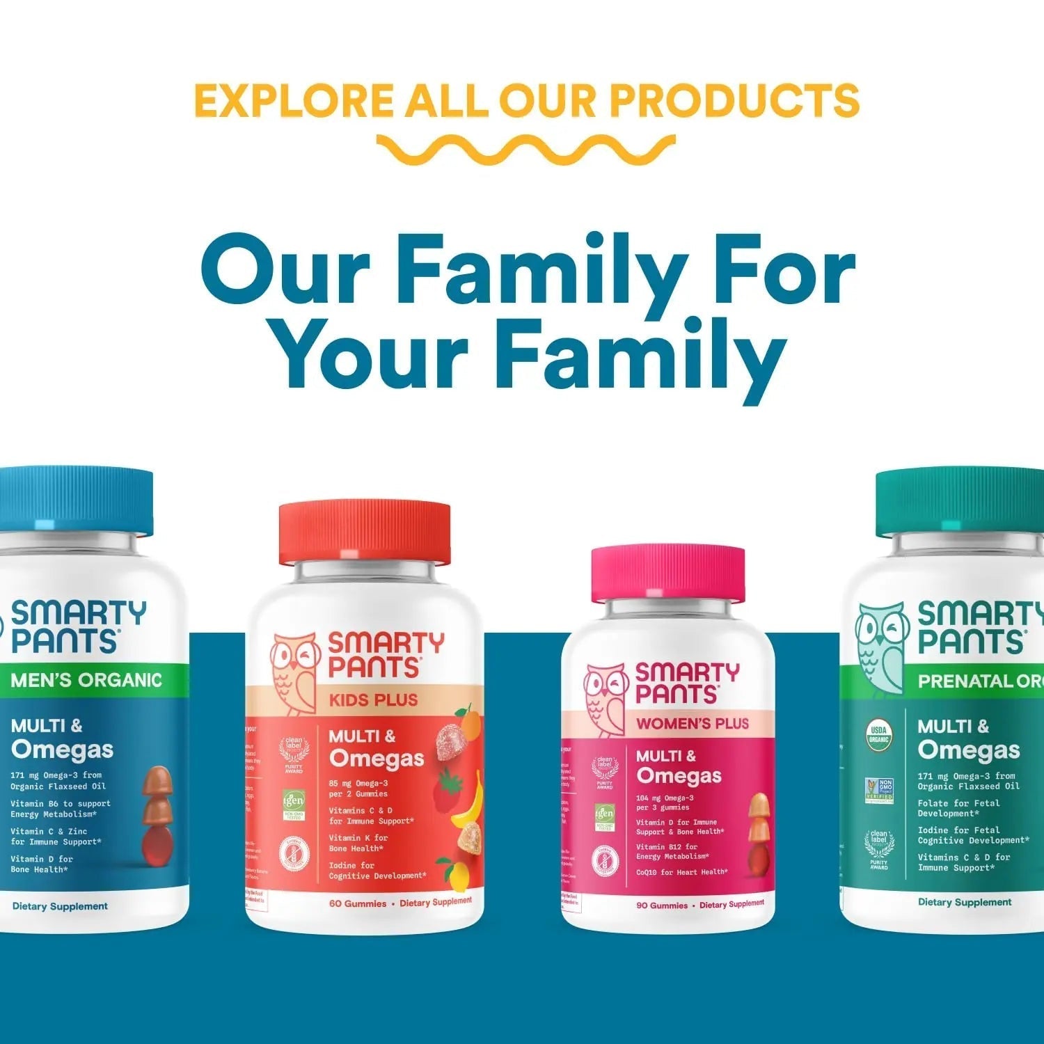 SmartyPants Multivitamin for Men, Organic Gummies: Probiotics, CoQ10, Methylfolate, Omega 3 (ALA), Vitamin D3, C, Vitamin B12 SmartyPants uk supplements
