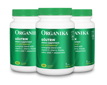 Organika Goutrin Supplement - 120ct, Pack of 3 Organika uk supplements