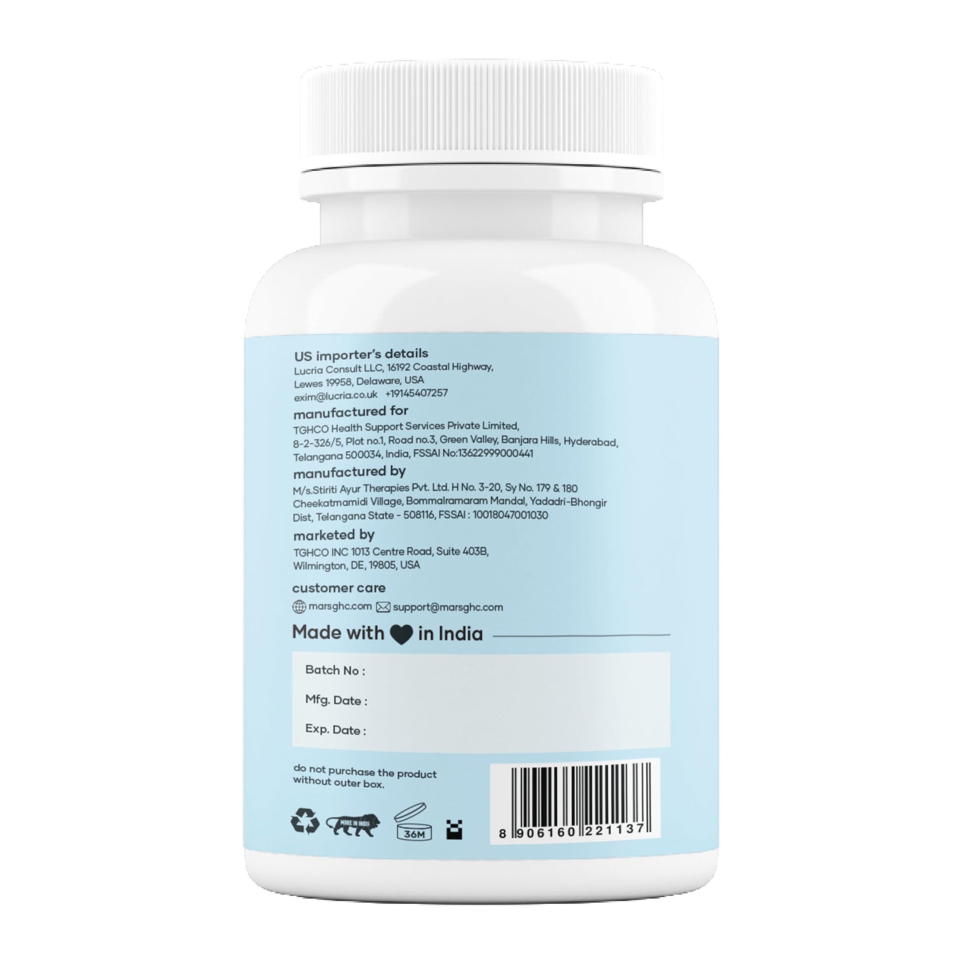 mars by GHC Mars Surge Natural Sea Moss Caps (60N) | Packed with 84 Minerals | Powered with Black Seed Oil | | Overall Well Being - Pack of 1 mars by GHC uk supplements