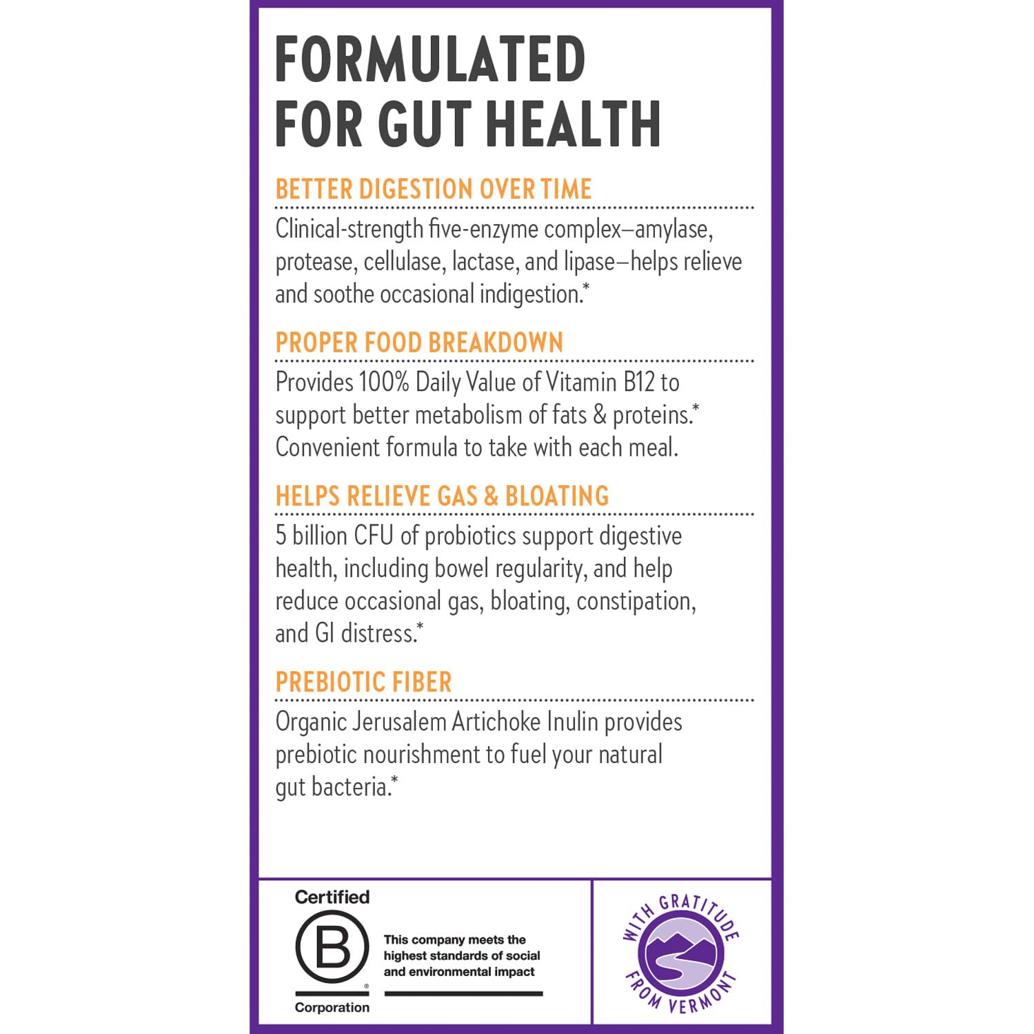 New Chapter All-Flora Enzyme Complex with Probiotics Relieves Bloating & Gas - Clinical-Strength Digestive Enzymes + Ultra-Concentrated Probiotics + Fermented Vitamin B12, 90 Vegan Capsules New Chapter uk supplements