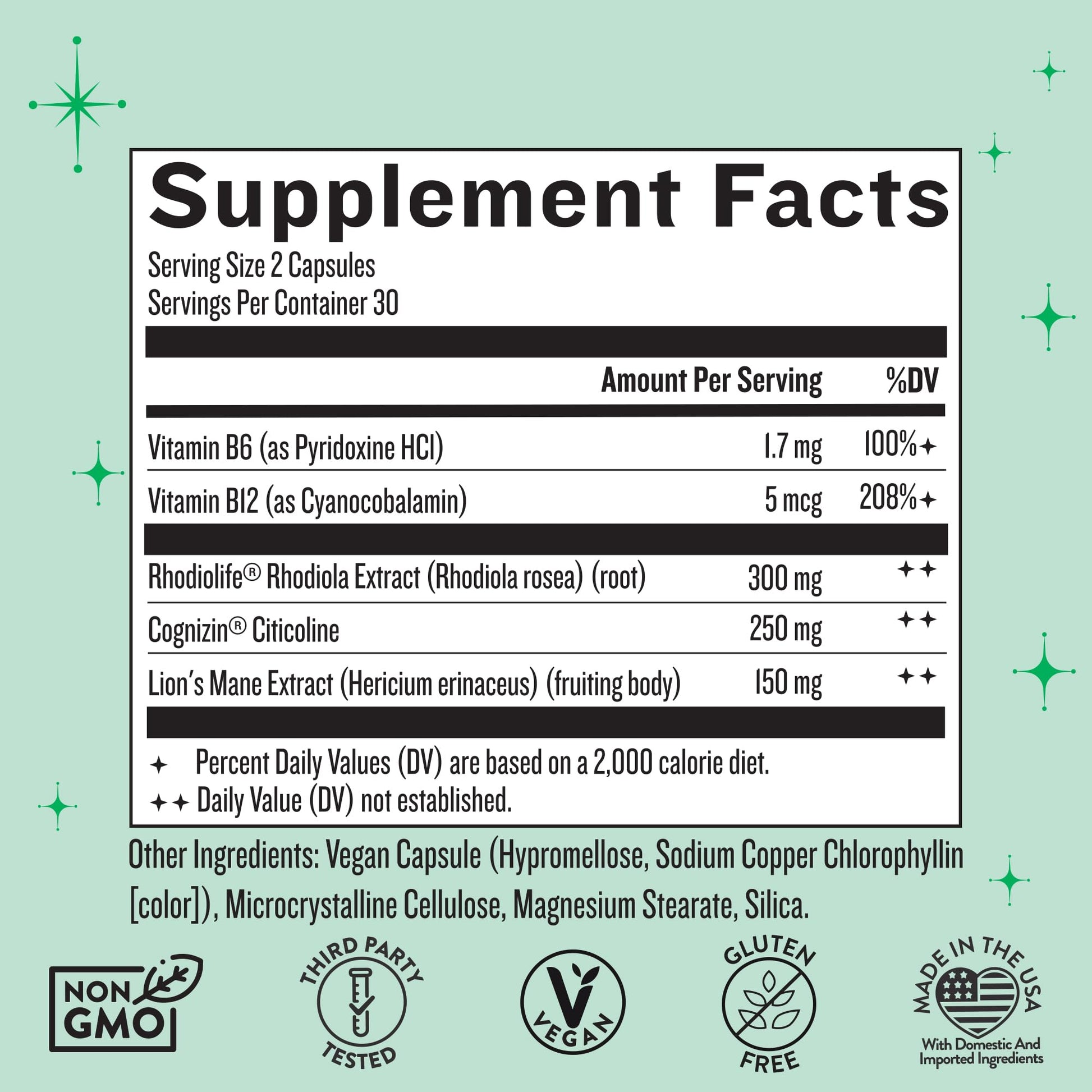 Legendairy Milk Clever Girl - Focus Supplement with Lion’s Mane & Citicoline - Nootropic Lions Mane Supplement for Memory, Focus & Mental Clarity, 30 Servings Legendairy Milk uk supplements