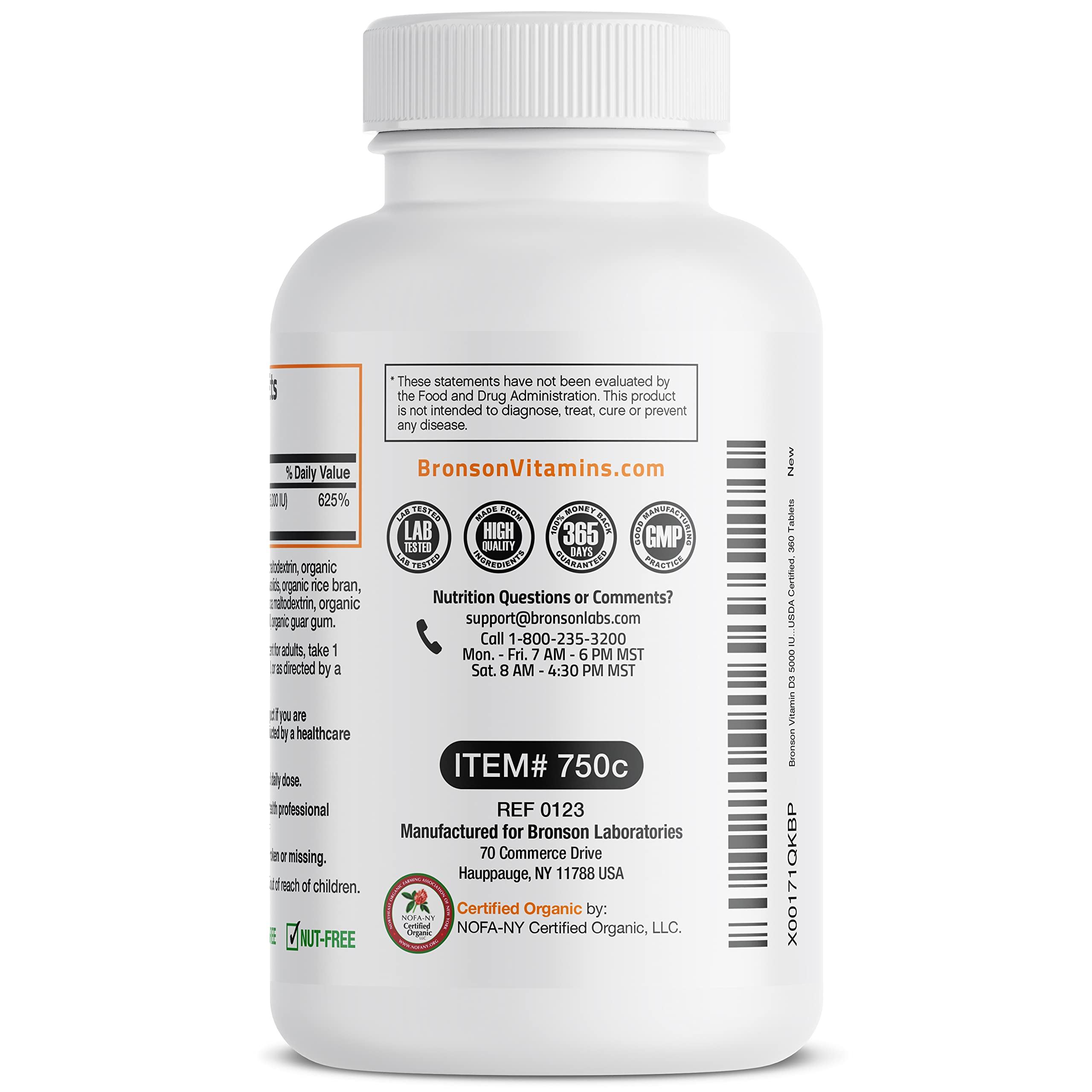 Bronson Vitamin D3 5,000 IU (1 Year Supply) for Immune Support, Healthy Muscle Bronson uk supplements