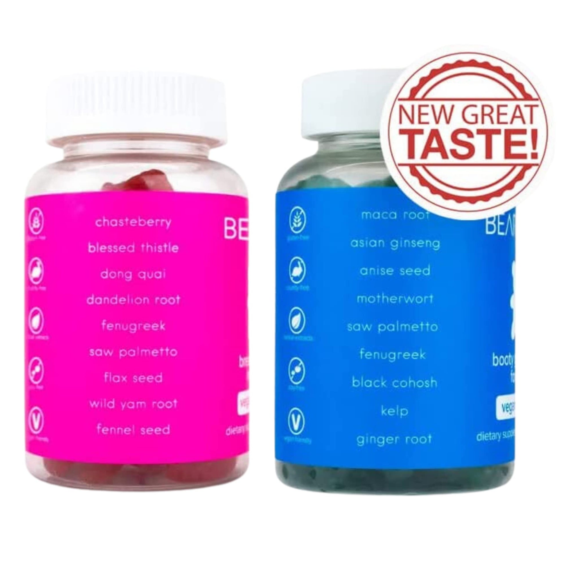 BEARVANA Gummies Combo Pack - Chest and Bum Gummies - Workout Aid - Women’s BEARVANA uk supplements
