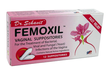 DR. SCHAVIT FEMOXIL Vaginal Suppositories - Natural Plant-Based Formula for The Treatment of Bacterial DR. SCHAVIT uk supplements