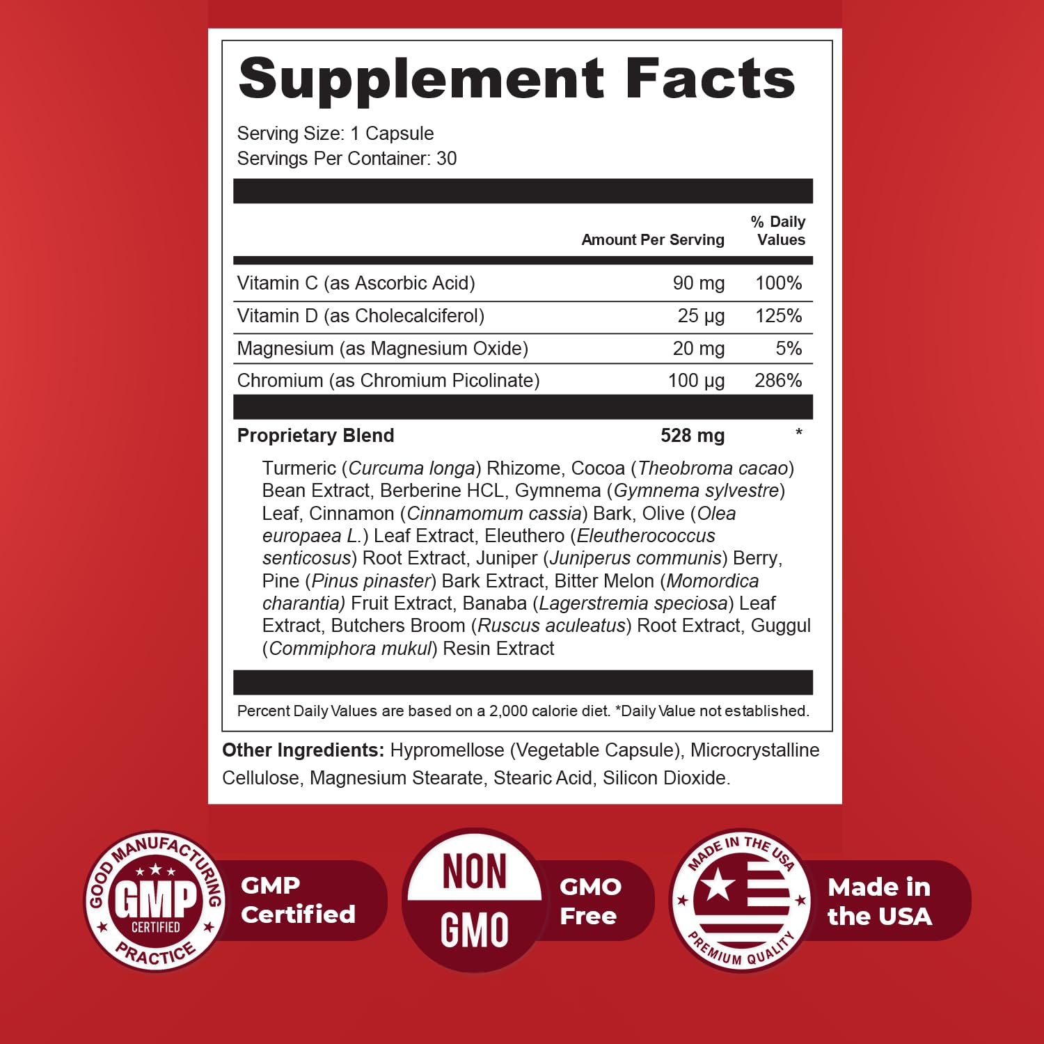 Orby GlycoSwitch – Natural Daily Wellness Supplement with Vitamin C, D3, Magnesium & Chromium – Non-GMO, GMP Certified, Made in USA – 30 Capsules, 1 Month Supply Orby uk supplements