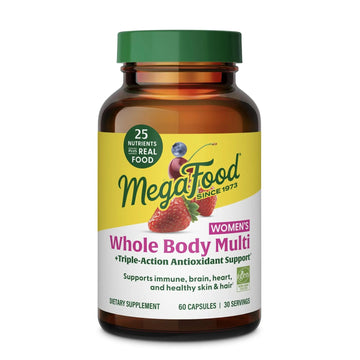 MegaFood Whole Body Womens Multivitamin - Multivitamin for Women - Vitamin D3 K2, Magnesium Citrate, Folate, Biotin, Iron MegaFood uk supplements