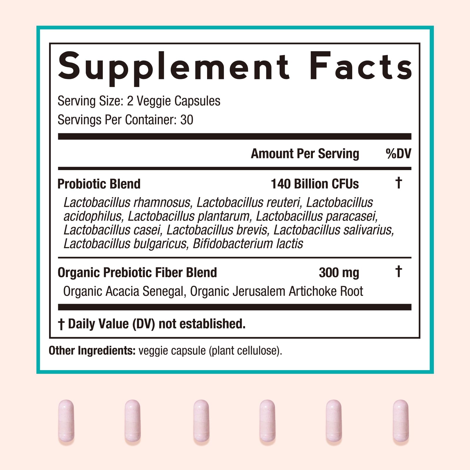 Doctor's Recipes Probiotics for Women, Organic Prebiotics and Probiotics for Digestive Health, Vaginal Health, 140 Billion CFU, 10 Strains, Shelf Stable, 60 Capsules Doctor's Recipes uk supplements