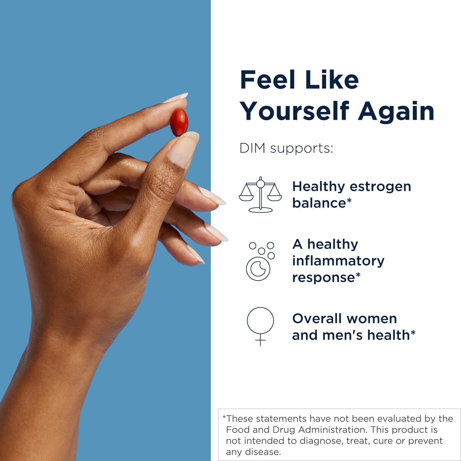 Designs for Health DIM-Evail - 100mg Diindolylmethane Supplement - Enhanced Absorption Technology DIM Supplement - May Support Healthy Estrogen Metabolism - Gluten Free + Non-GMO (60 Softgels) Designs for Health uk supplements
