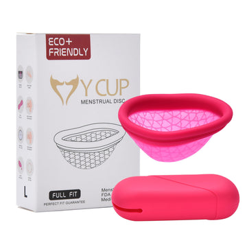 Hawwwy Reusable Menstrual Cup - Washable Period Cup with Flat-fold Compact Design HAWWWY uk supplements