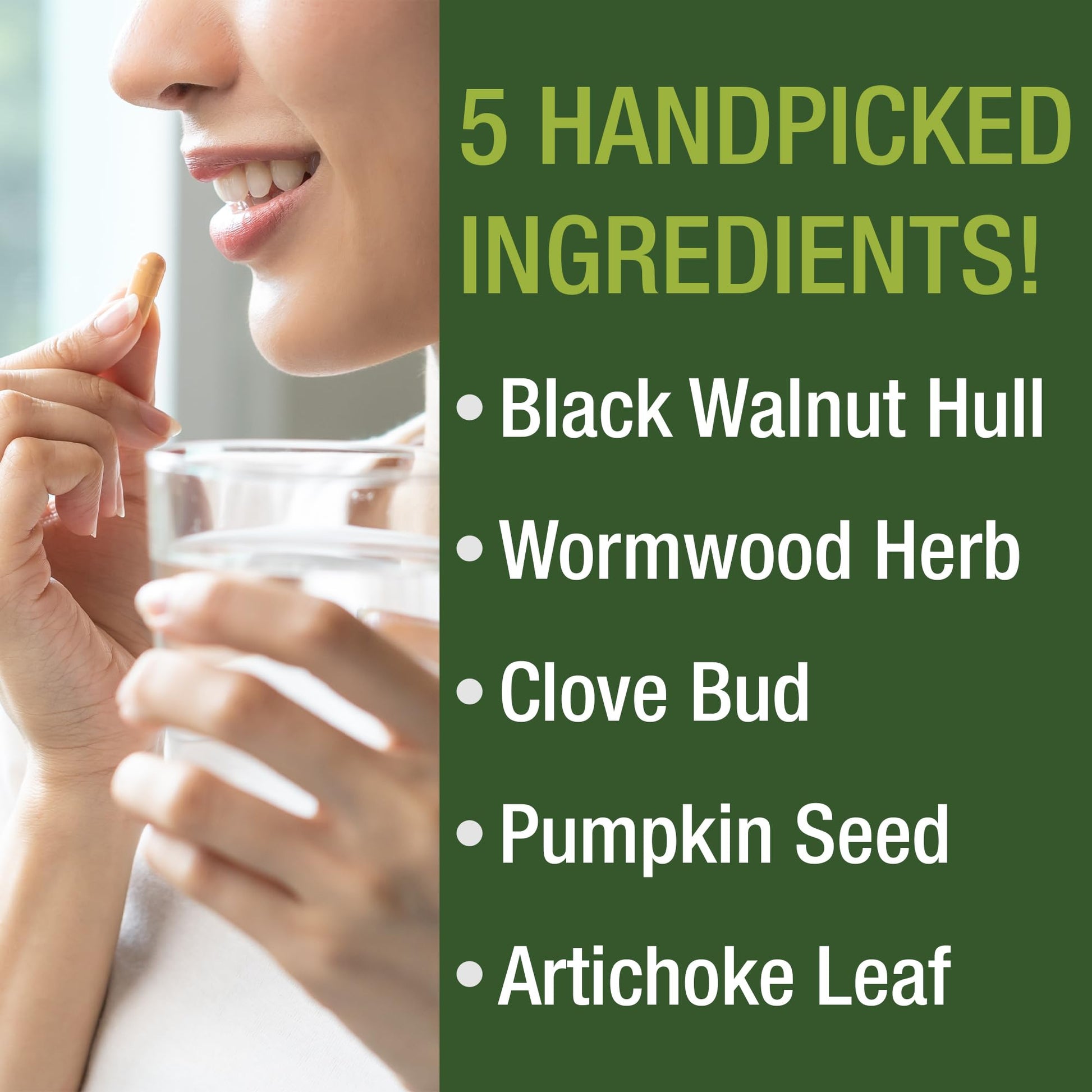 Wormwood Black Walnut Clove Cleanse for Humans. Elimination Detox + Intestinal Support Capsules Supplement for Adults and Kids. Pills with Artichoke and Pumpkin Seed for Additional Benefits Peak Performance uk supplements