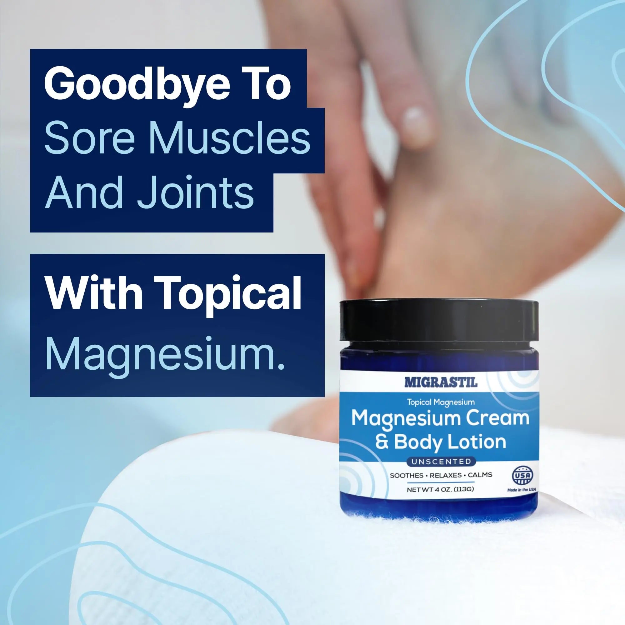 Basic Vigor Migrastil PainBlock Roll-On & Unscented Topical Magnesium Cream Bundle. Made in The USA. Basic Vigor uk supplements