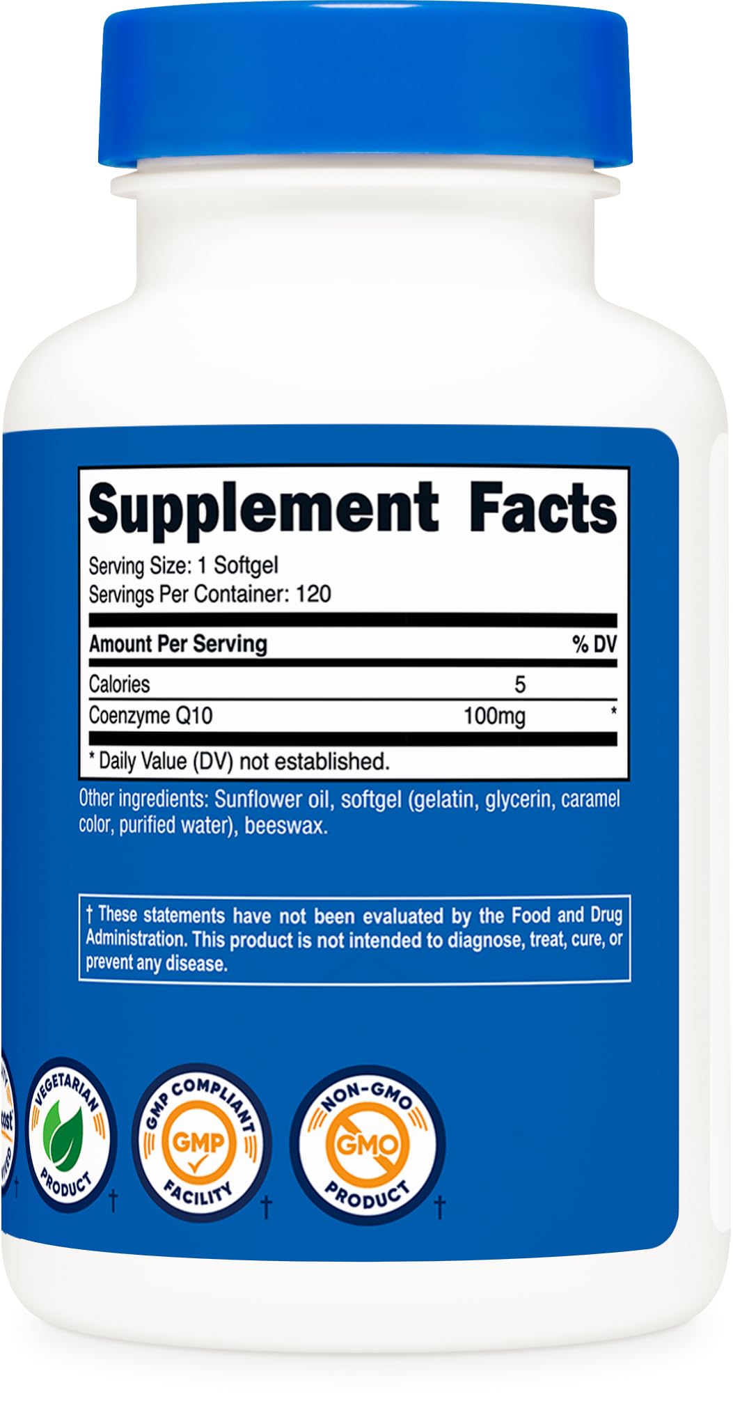Nutricost CoQ10 Softgels (120 Servings / 100 Mg CoQ10 Per Serving) | Better Absorption Nutricost uk supplements