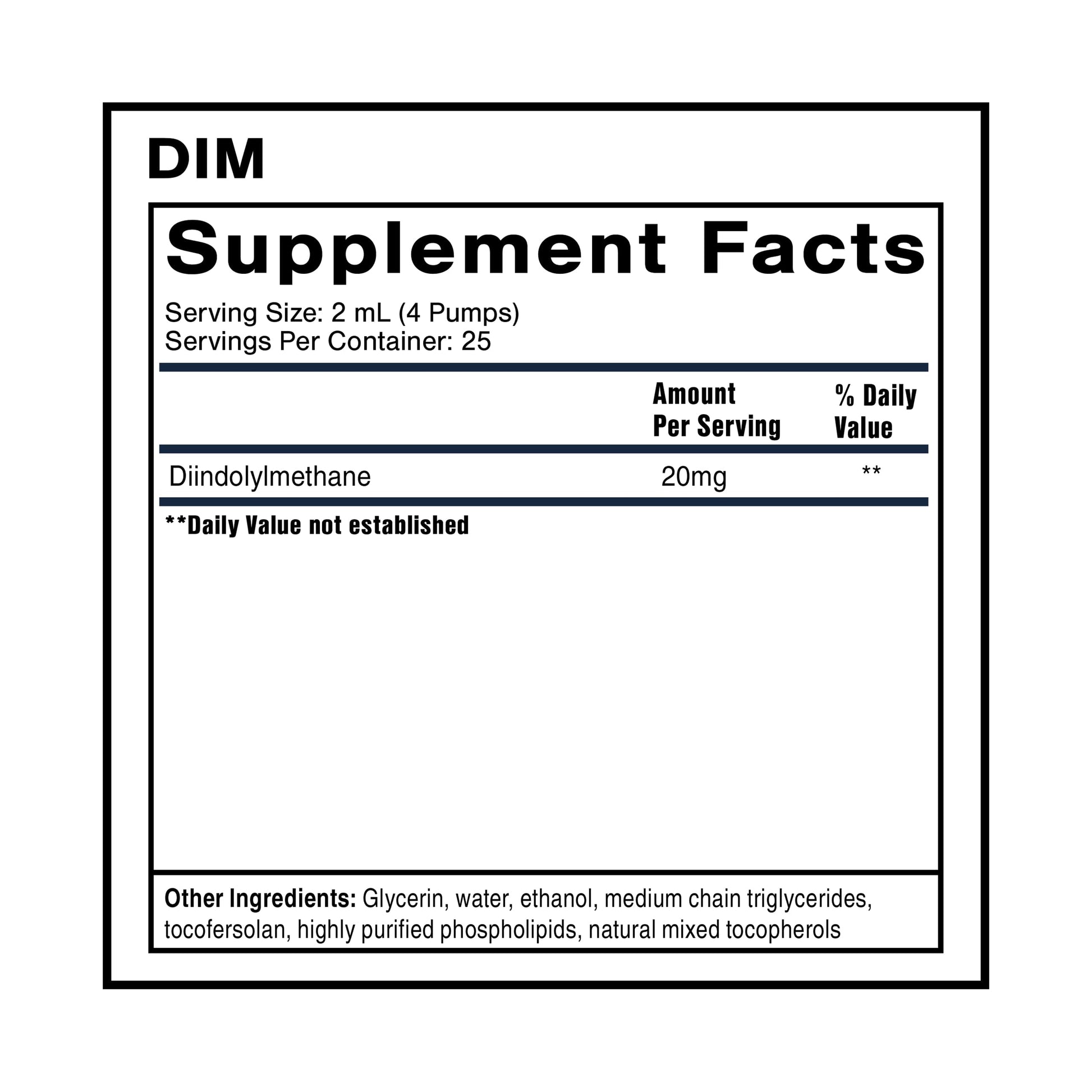 Quicksilver Scientific Nanoemulsified DIM - Liposomal DIM Supplement to Support Healthy Hormone Balance for Women & Men - Soy-Free Detox & Immune Support (1.7oz / 50ml) Quicksilver Scientific uk supplements