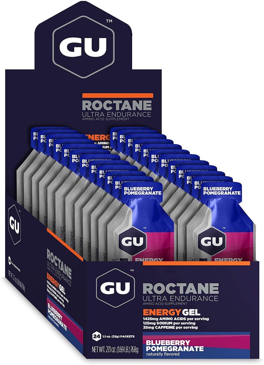 GU Energy Roctane Ultra Endurance Energy Gel, Quick On-The-Go Sports GU Energy uk supplements