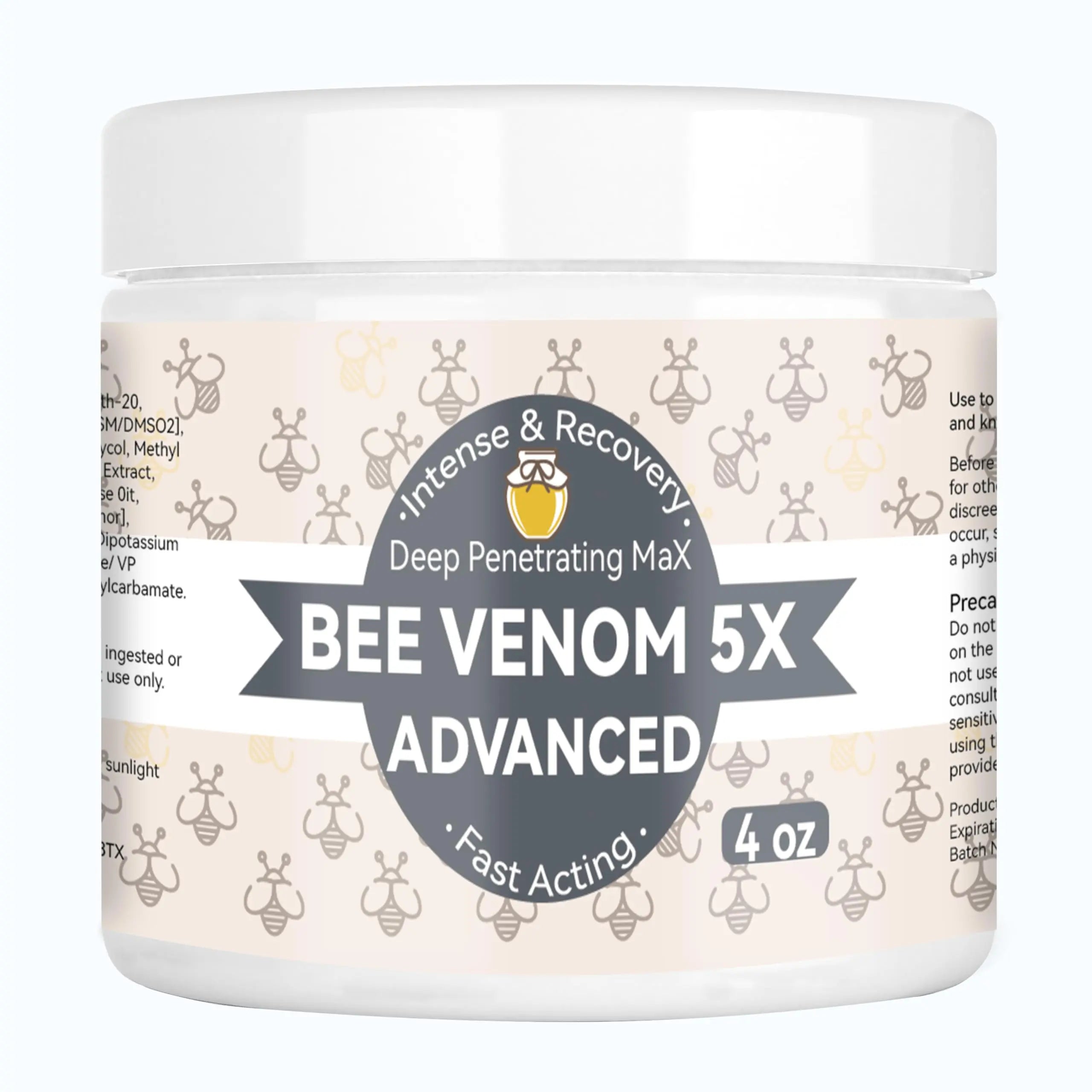 AEROMAXX Organic Bee Venom Muscle Joint Cream, 10x Maximum Caring Ointment, Soothe Shoulder, Back, Neck, Hands, Knuckles, Elbows, Feet, Leg, Knees, Ankle, Meniscus, for Adults, Elderly AEROMAXX uk supplements
