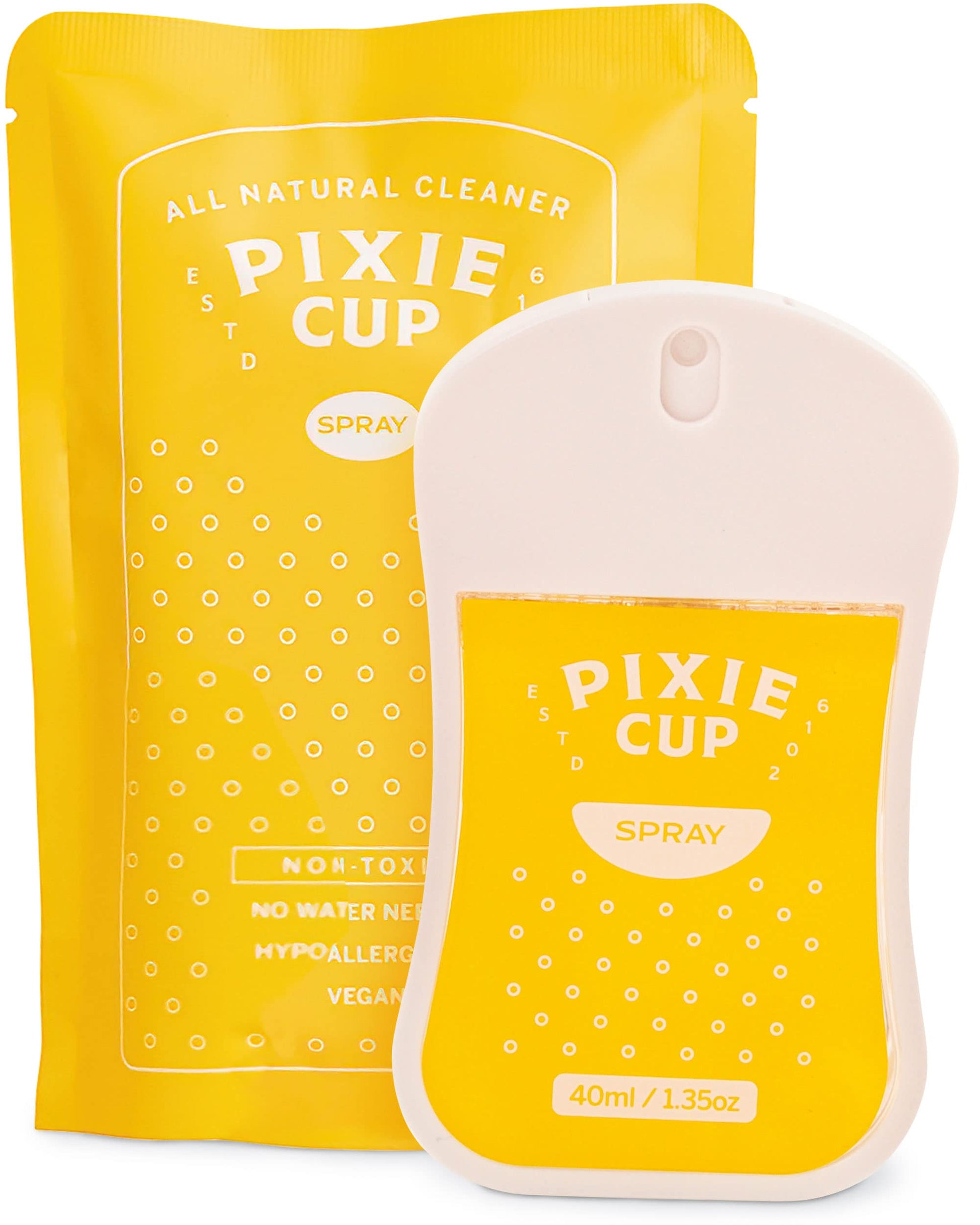 Pixie Sterilizer Spray for Menstrual Cups - Complete Sterilization in Just A Quick Spray - 100% Hypoallergenic Pixie Cup uk supplements