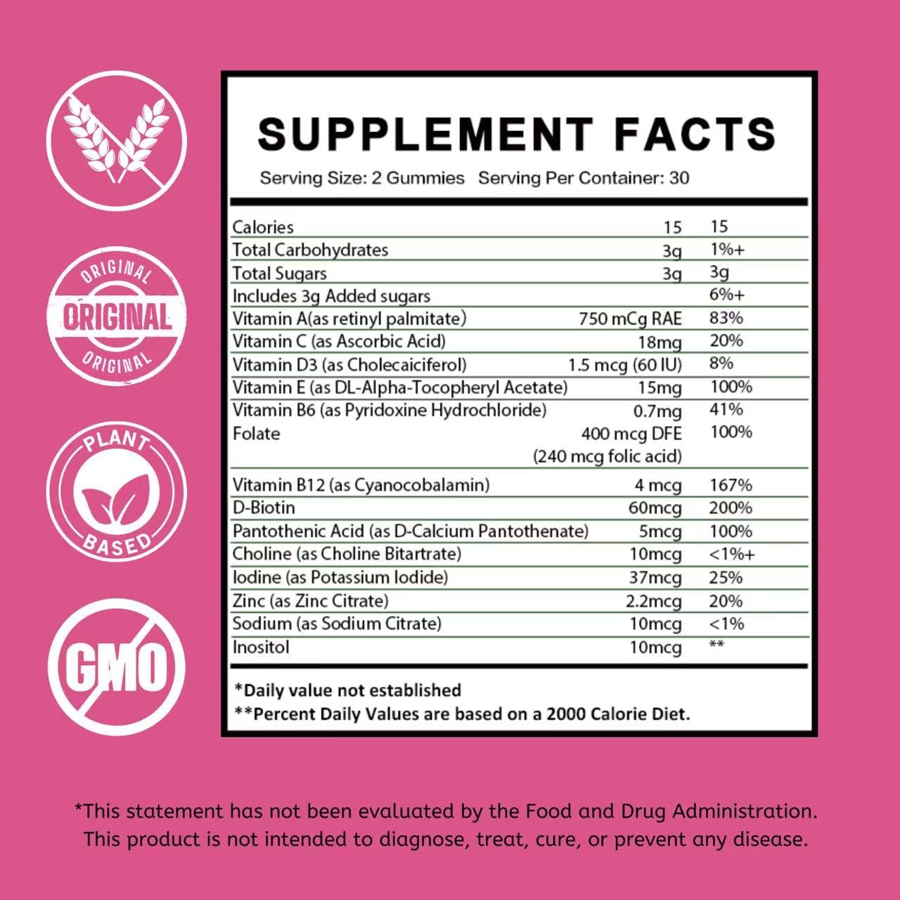 PCOS Vitamins Gummies for Women Hormone Balance & PCOS Relief & Fertility Support, 60 Ovarian Support Vitamins with Inositol for Healthy Menstrual Cycle, Inositol Gummies for Hirsutism and Acne Siyolaherb uk supplements