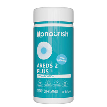 UpNourish AREDS 2 Eye Vitamins for Seniors - Lutein Eye Health Supplement for Adults - Computer Eye Strain Relief, Ocular Health and Dry Eye Support - Vision & Eye Supplements for Women and Men UpNourish uk supplements