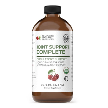 Complete Natural Products Joint Support Complete – 16 Fl Oz Organic Liquid Joint Supplement with Glucosamine Chondroitin MSM – Natural Uric Acid Cleanse & Herbal Joint Health Support for Mobility Complete Natural Products uk supplements
