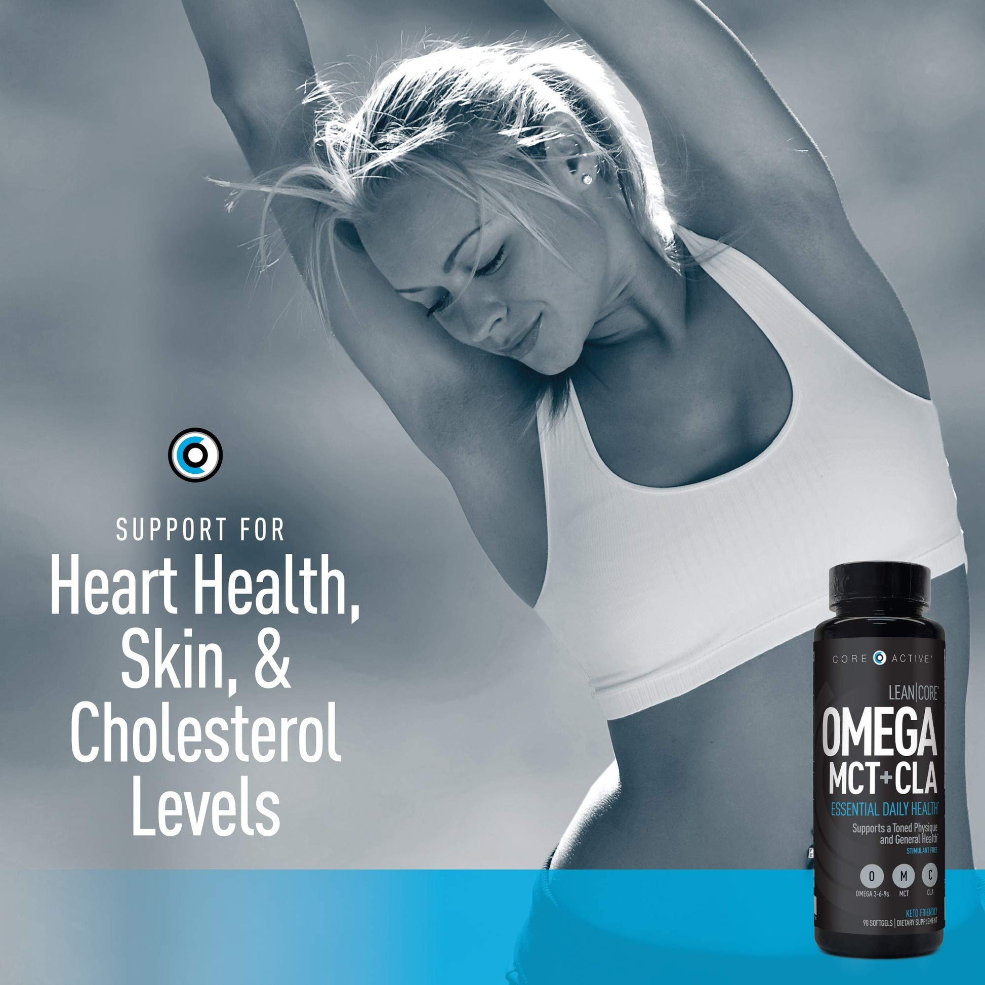 Lean CORE Omega MCT + CLA - Stimulant Free Health Formula, Lean Muscle & Toned (CORE)ACTIVE uk supplements
