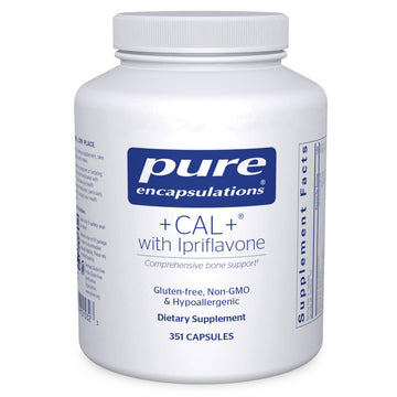 Pure Encapsulations +Cal+ with Ipriflavon | Mineral, Vitamin, and Herbal Supplement to Promote Skeletal Strength | 351 Capsules Pure Encapsulations uk supplements