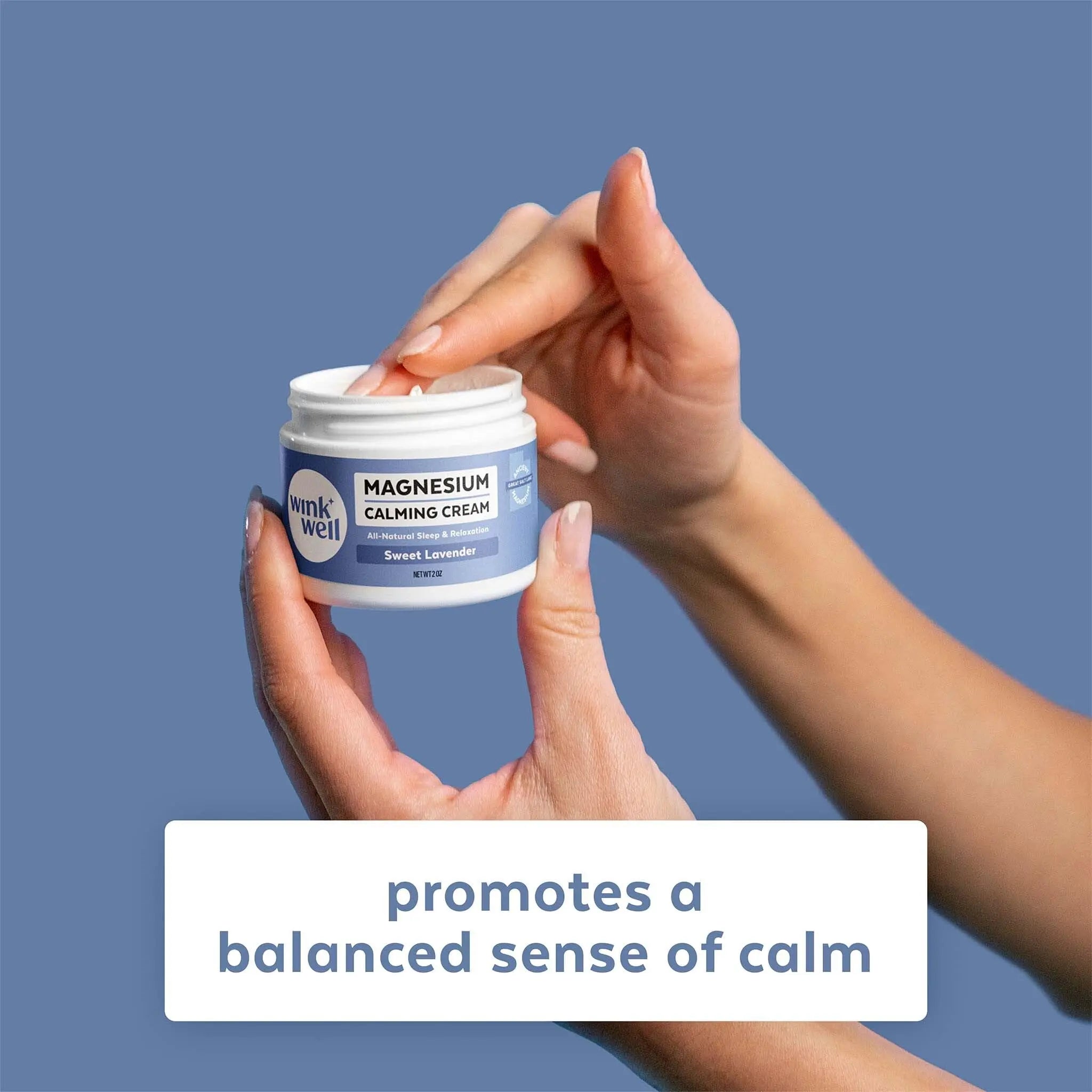 Wink Well Magnesium Calming Muscle and Joint Cream for Nighttime Relaxation Wink Naturals uk supplements