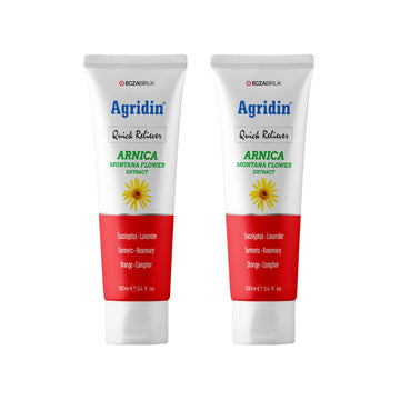 Agridin Arnica Pain Relief Cream for Joint & Muscle – Extra Strength Fast-Acting Formula – Targets Back, Knee, Neck, Hand, Foot Aches – Natural Massage Cream for Inflammation & Bruises Agridin uk supplements