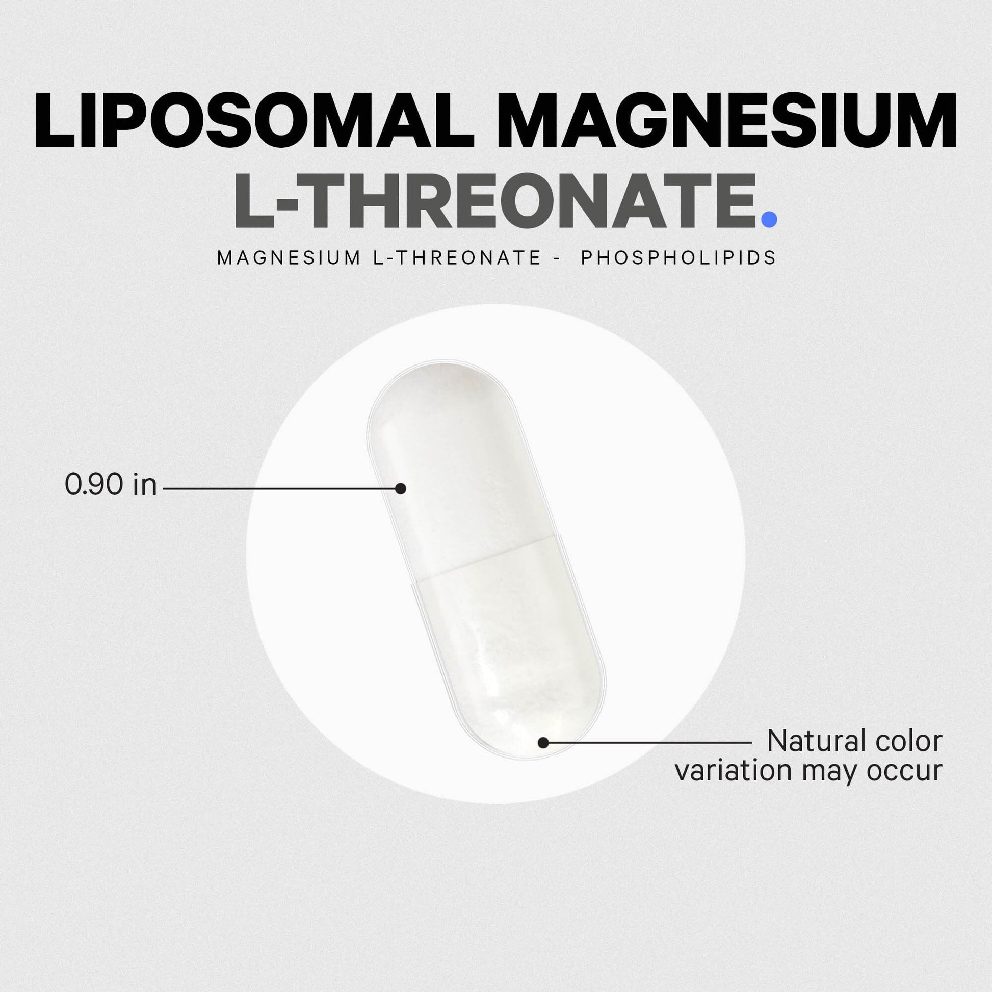 Codeage Liposomal Magnesium L-Threonate Supplement, Patented Magtein Magnesium Threonate for Brain Health, Memory and Cognitive Function Support, Bioavailable, Non-GMO - 90 Capsules Codeage uk supplements