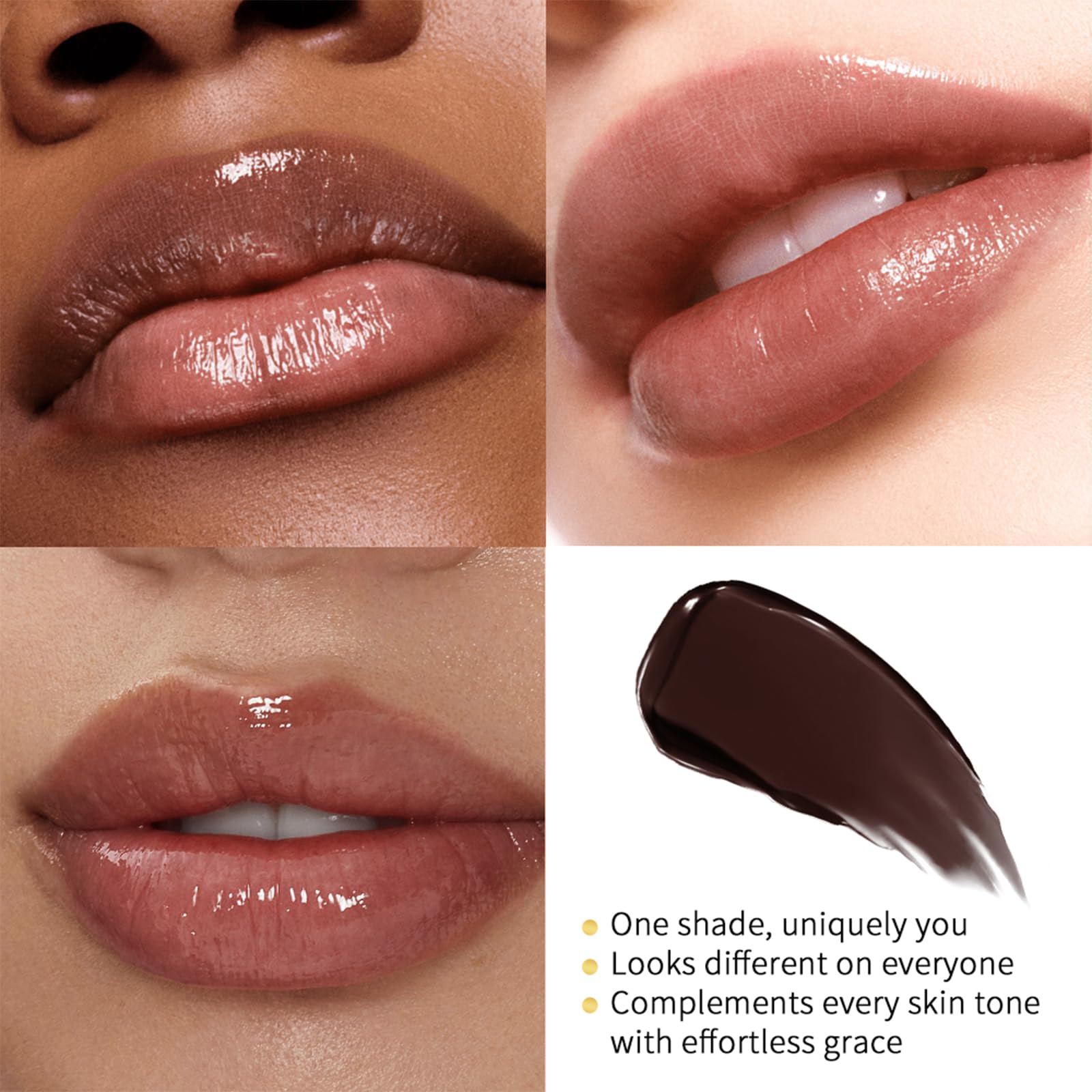Honey Lipstick Tinted Lip Balm - Sheer Hydrating Lipstick for All Skin Tones - Moisturizing Lip Color, Nourishing Lip Balm with a Hint of Natural Black Cherry Tint BAISEN DIARY uk supplements
