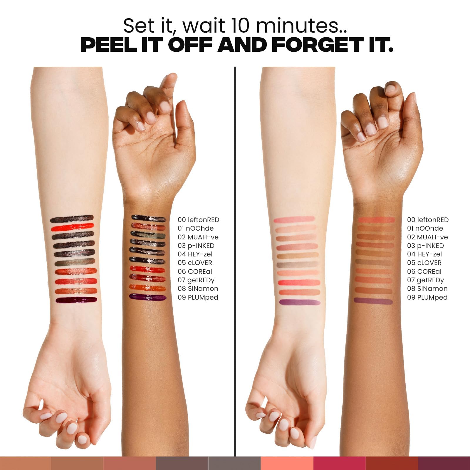 Sacheu Lip Liner STAY-N Peel Off Lip Stain — Long Lasting Waterproof Lip Tint with Hyaluronic Acid & Vitamin E — Transfer Proof Matte Finish, Vegan & Cruelty-Free (p-INKED) Sacheu uk supplements