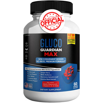 GREENVIFY Gluco Guardian Max Advanced Wellness Support Capsules – Vitamin, Mineral, and Herbal Supplement with Magnesium, Vitamin C, Zinc, and Banaba Leaf – Non-GMO, Gluten-Free – 60 Capsules (1) GREENVIFY uk supplements