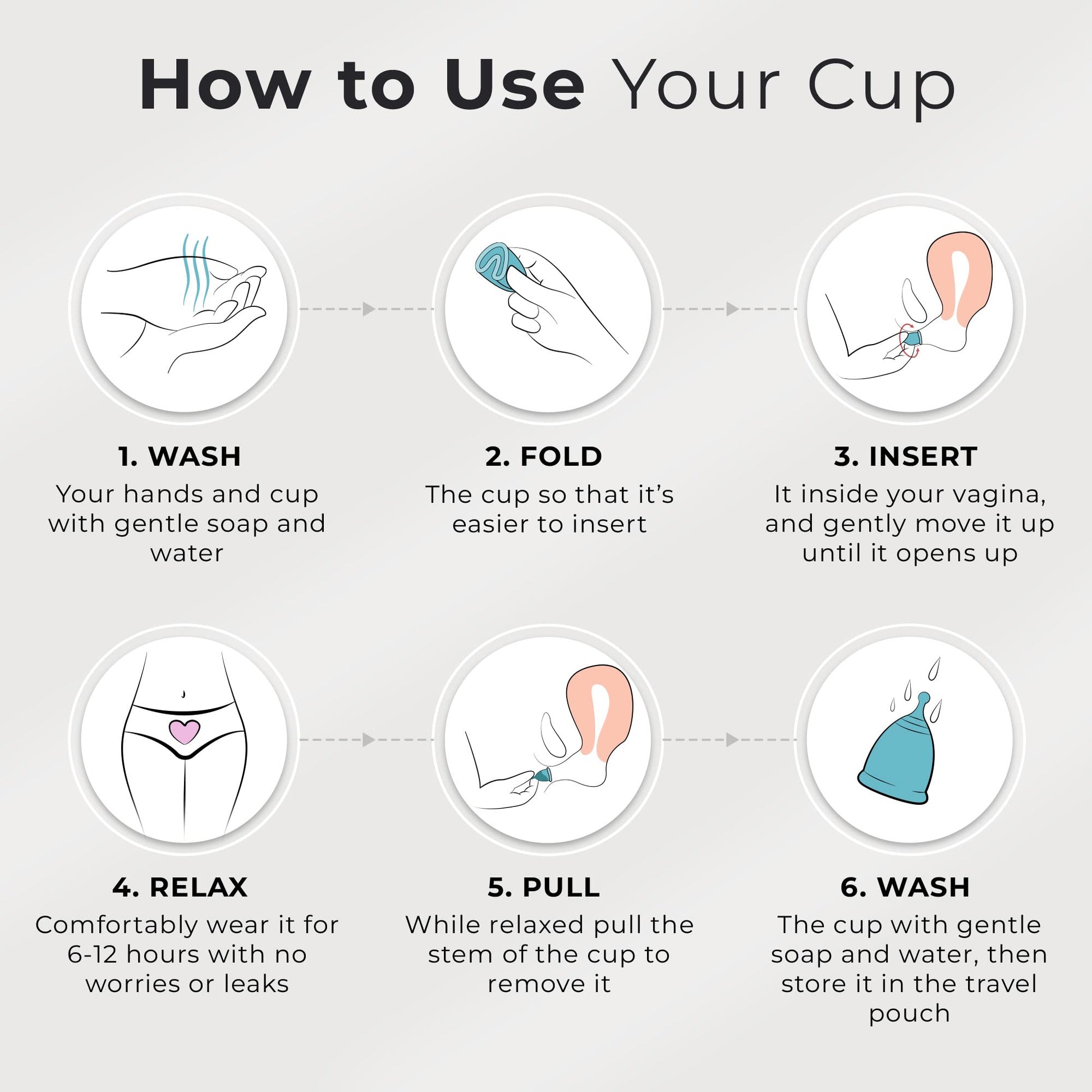 EcoBlossom Reusable Menstrual Cup Set - The Most Reliable Medical Grade Silicone Period Cups EcoBlossom uk supplements