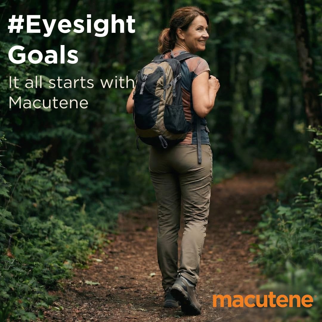Macutene Protect Eye Vitamins for Macular Support Areds 2 with Lutein and Zeaxanthin Supplements (25mg/5mg) – Doctor Formulated Bilberry Supplement for Eyes, Lab Tested, Vegan (60 Capsules) Pristene uk supplements