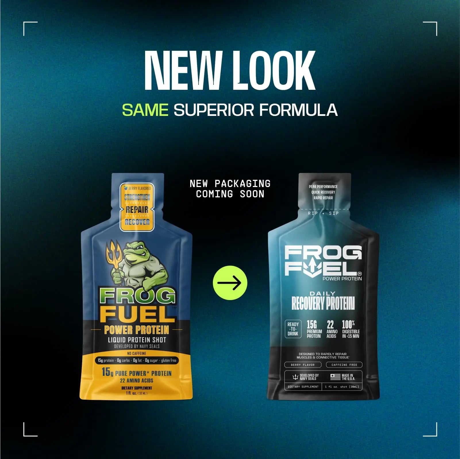 Frog Fuel Power Regular Complete Liquid Protein Shot, 15g, Nano Hydrolyzed & Grass Fed Collagen, Post Workout, Gluten Free, Fat & Sugar Free Frog Fuel uk supplements