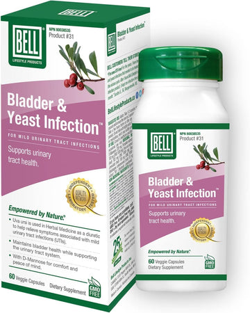 Bell Lifestyle Products Bladder Health and Yeast Balance - 60 Capsules Bell uk supplements