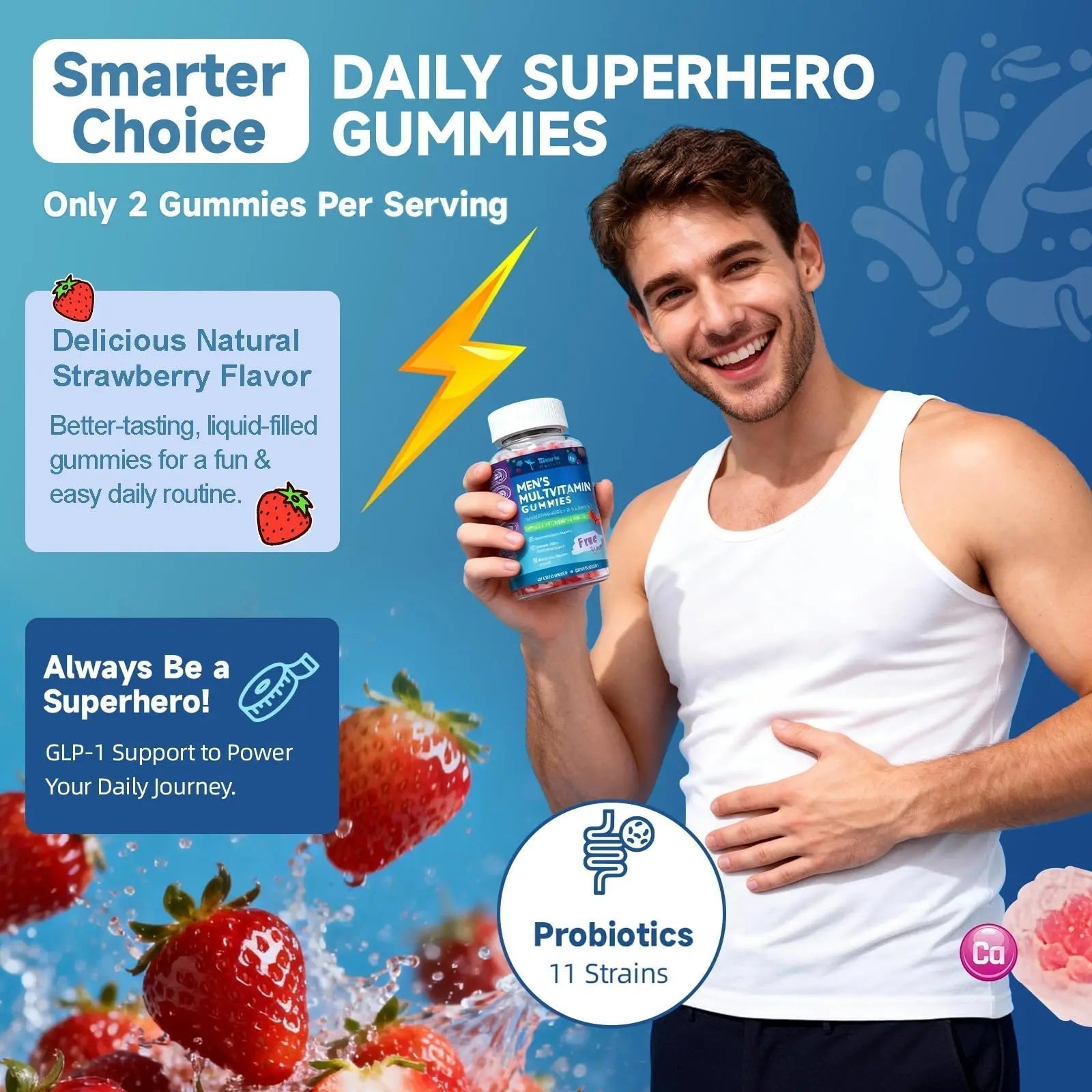 Totaria Sugar Free Multivitamin for Men with Omega 3, Probiotics, Mens Multivitamins Gummies w/Methylated B Complex Totaria uk supplements