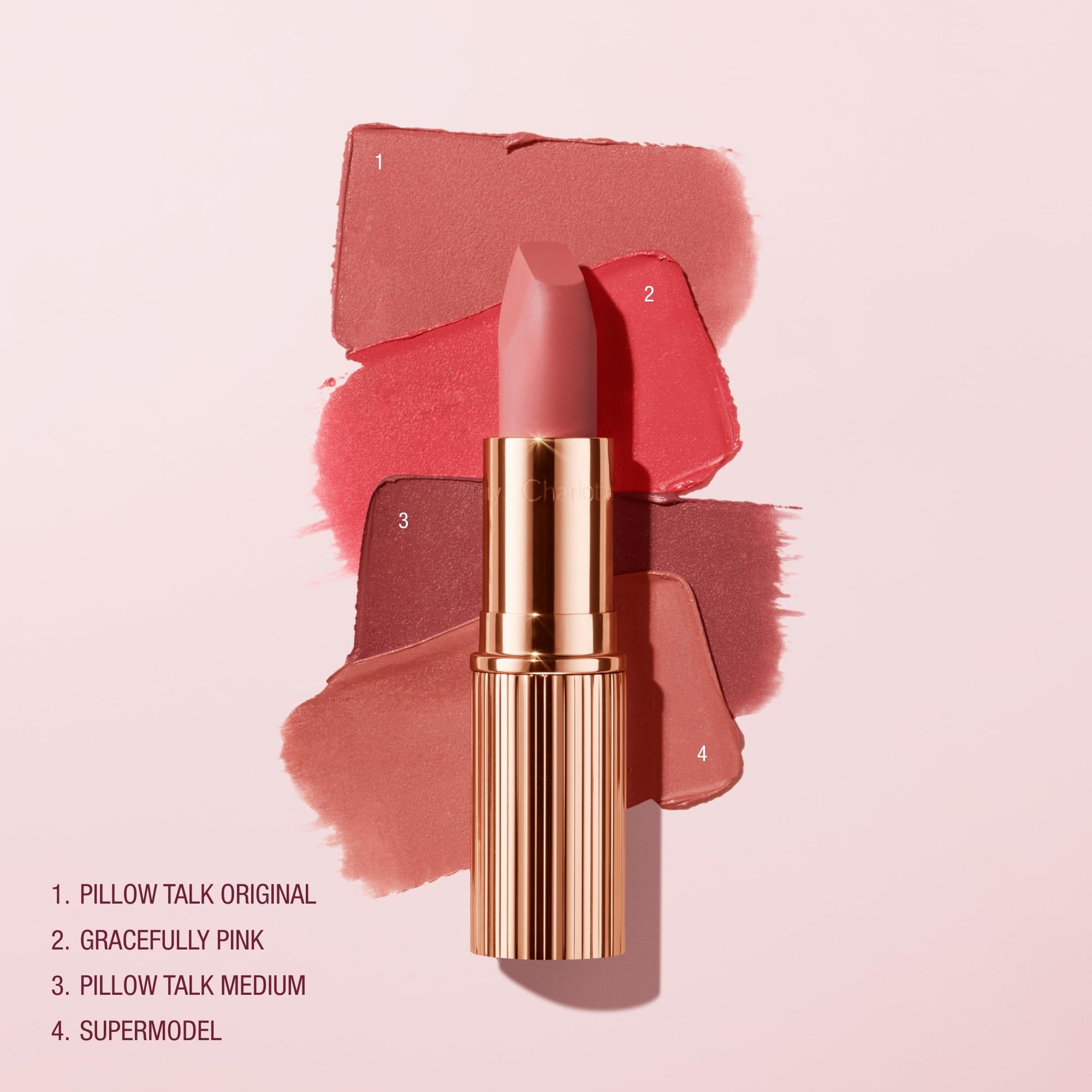 Charlotte Tilbury Matte Revolution Lipstick - Long Lasting, Matte Lipstick with Buildable Color & Lip-Loving Ingredients - Creamy, Easy to Blend Formula - Pillow Talk Original Charlotte Tilbury uk supplements