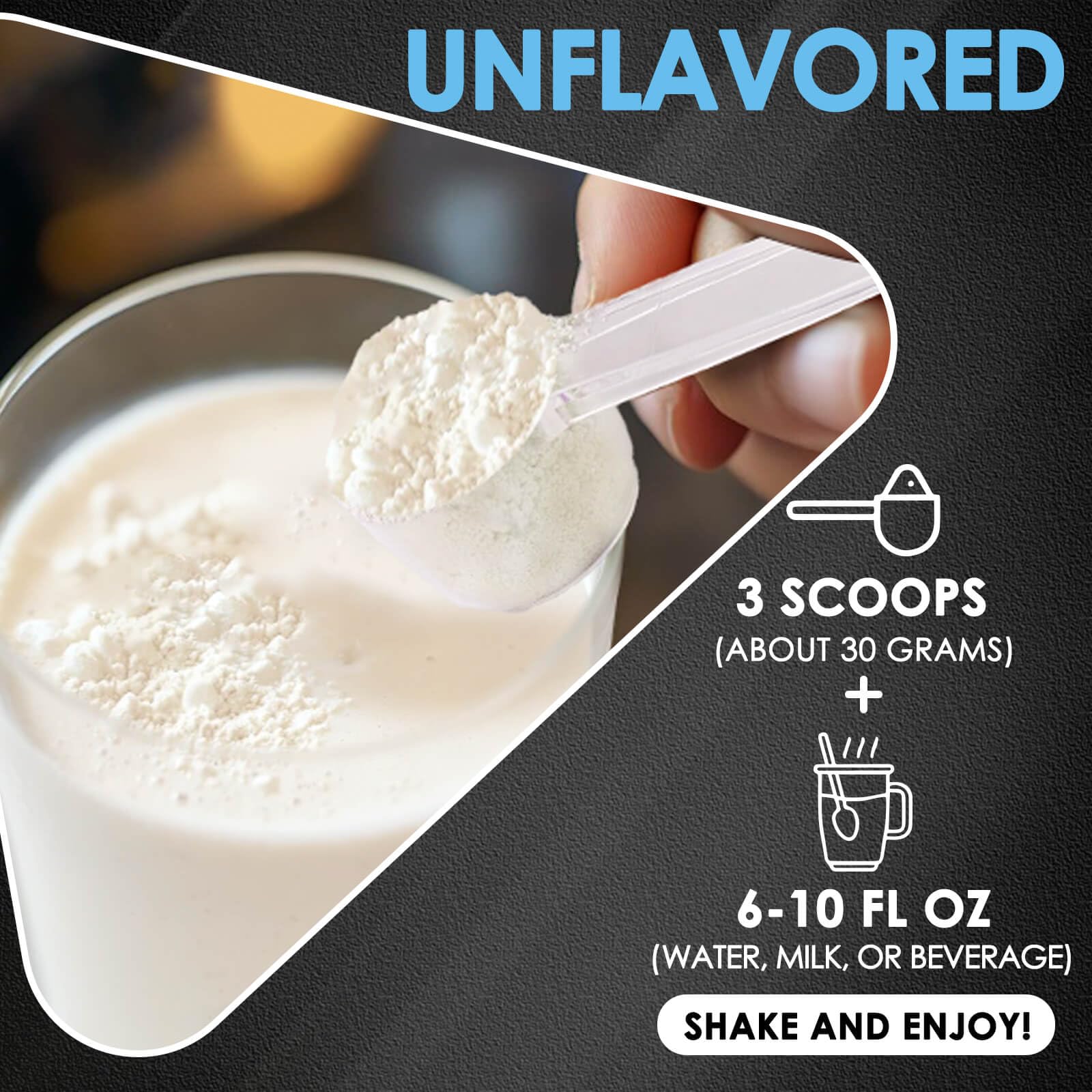 NATURE TARGET Unflavored Whey Protein Isolate - 26g Protein, 0g Sugar, Keto Friendly - No rBGH, Grass Fed - Perfect for Coffee, Baking & Smoothies - 1.10 LB (16 Servings) NATURE TARGET uk supplements