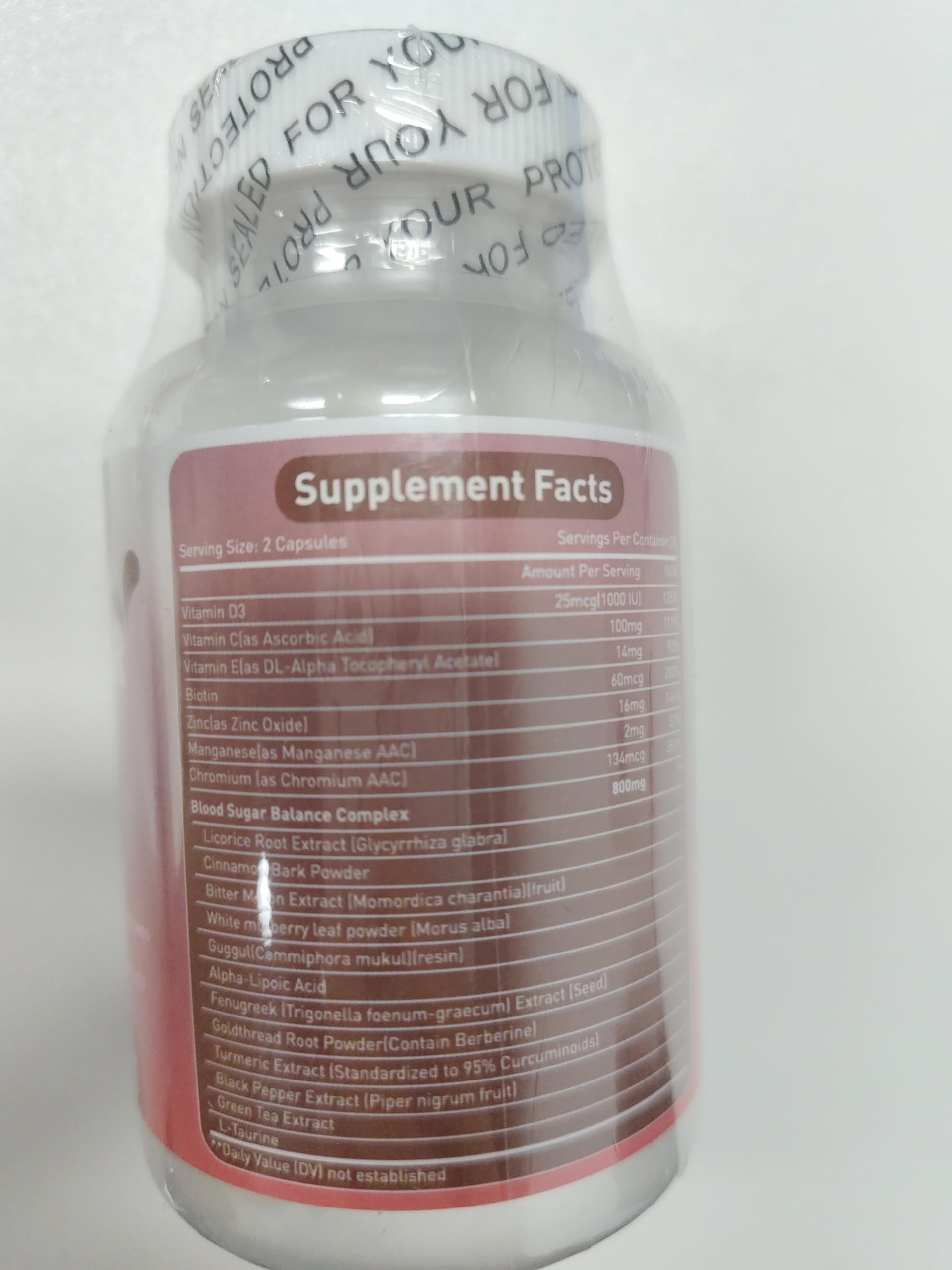 Blood Sugar Complex Supplement – Natural with 20 Active Herbs and Vitamins, Including Cinnamon, Bitter Melon, Black Pepper, Licorice, Vegan, Non-GMO, Gluten-Free, 60 Capsules HOWEEJET uk supplements