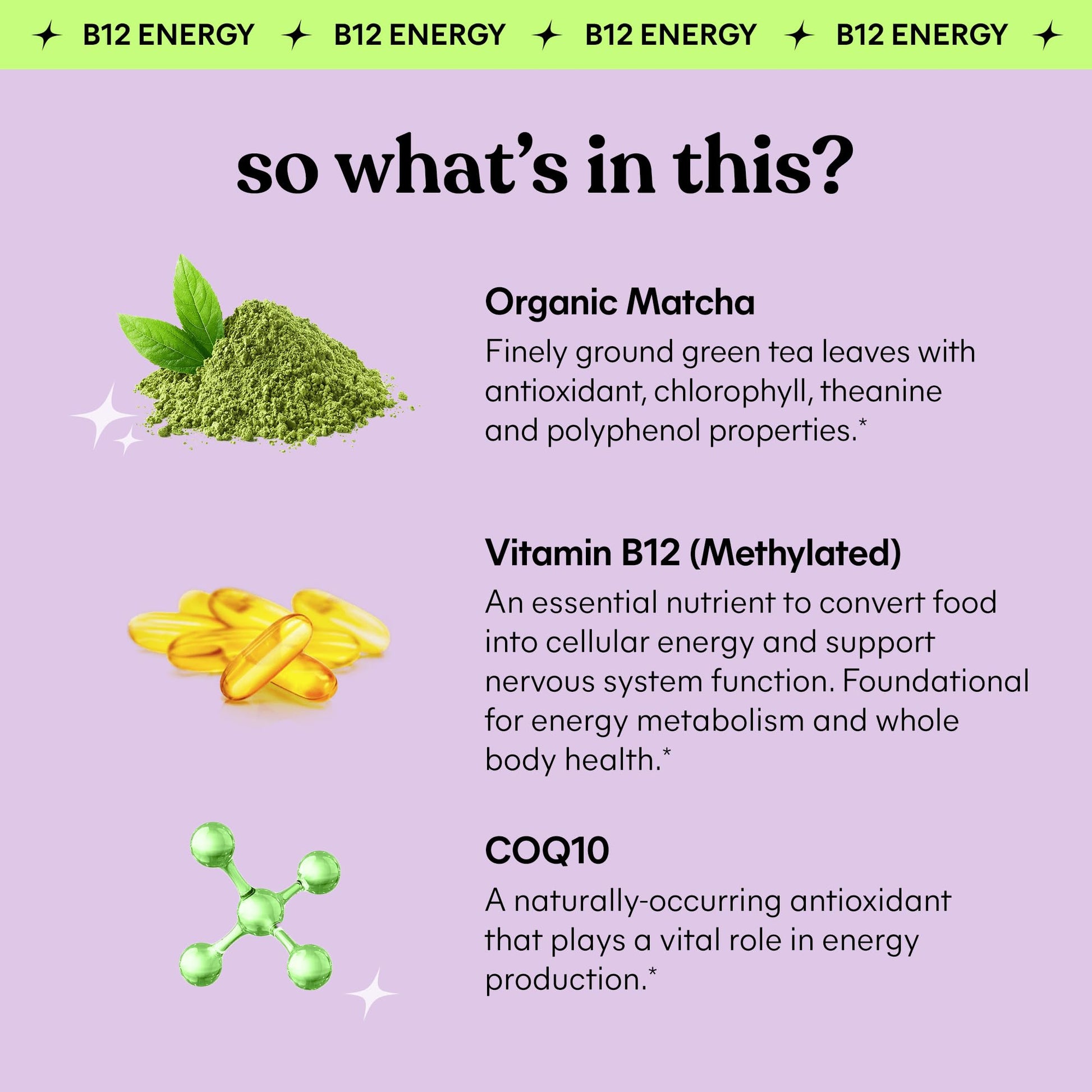 Lemme Matcha Superfood Energy Gummies with Organic Matcha Green Tea, Vitamin B12 Lemme uk supplements