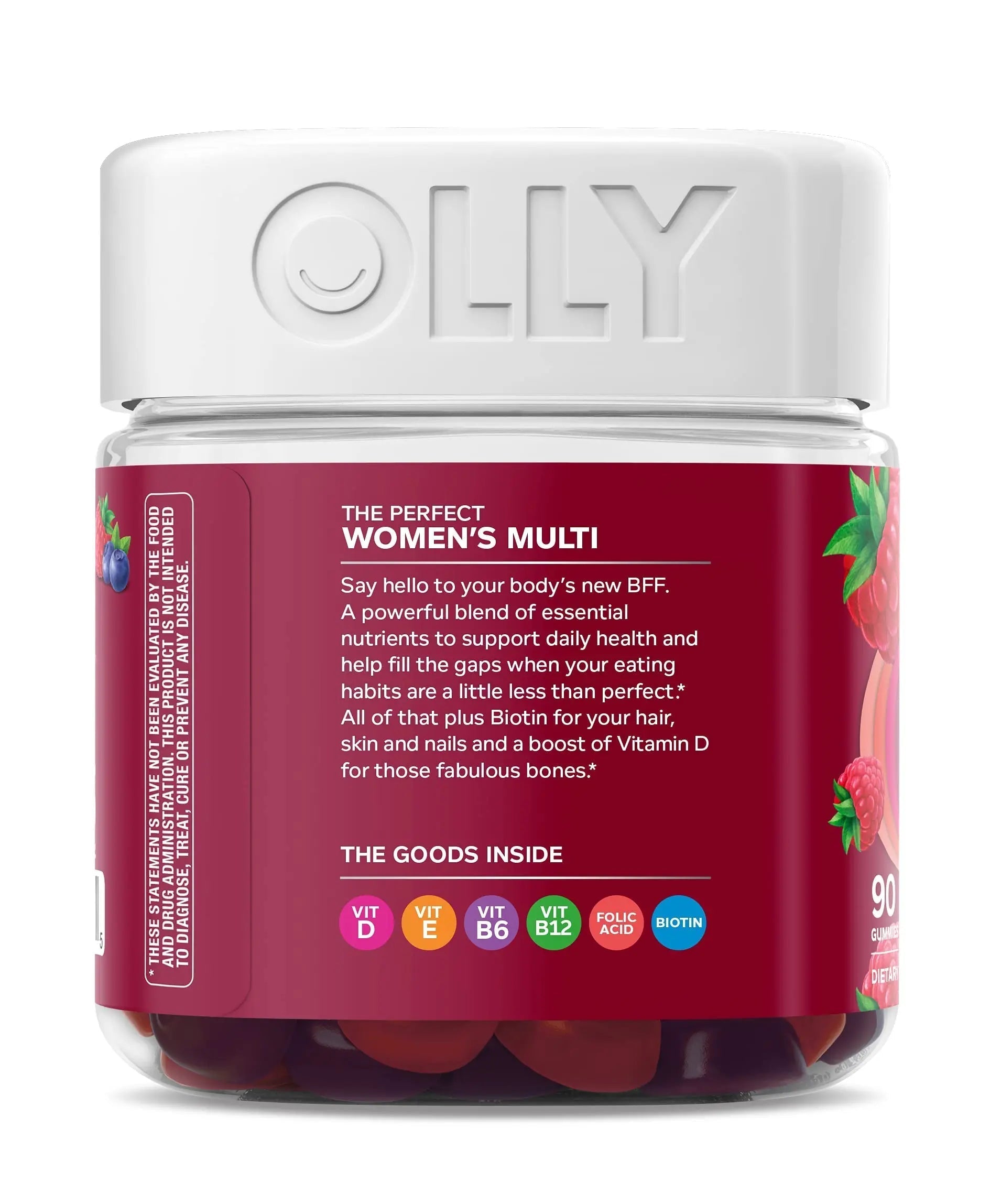 OLLY Gift, Family 2 Pack: Women's Multivitamin Gummy (90 Count), Kids Multivitamin + Probiotic Gummy (70 Count), Vitamins A, D, C, E, B, Chewable Supplement OLLY uk supplements