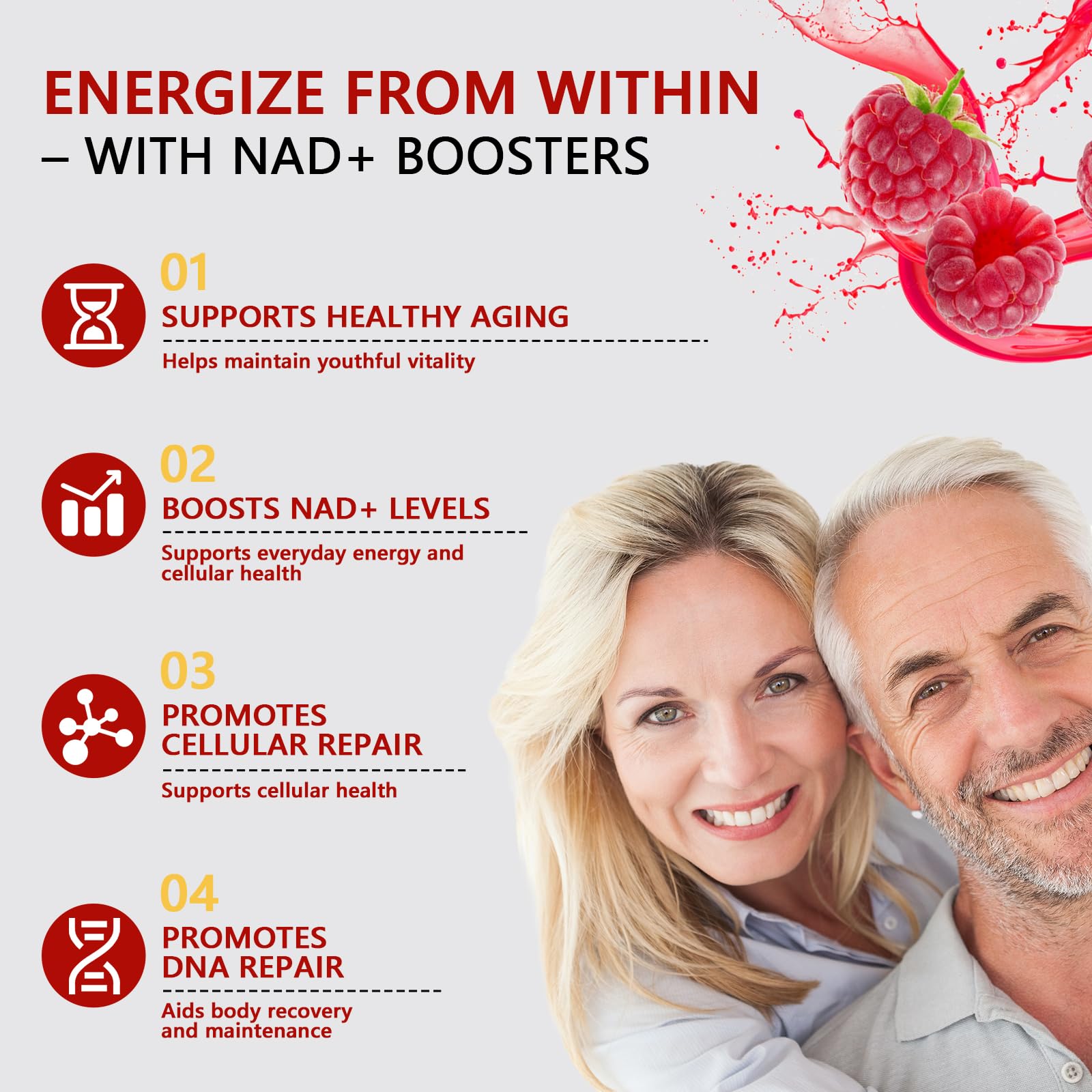 Buporai NAD Supplement 1000 mg Liquid Packets - NAD Supplements for Women & Men with Nicotinamide Riboside, Resveratrol, PQQ, Quercetin - NMNH Supplement Alternative for Anti-Aging, Energy-30 Packets Buporai uk supplements